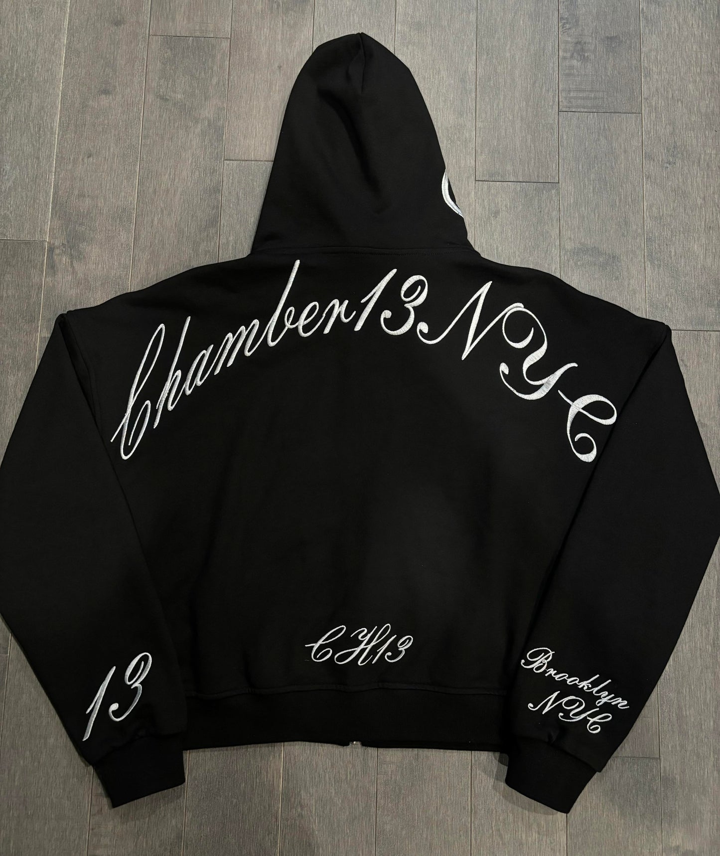 Chamber 13 Full Zip Hoodie Black