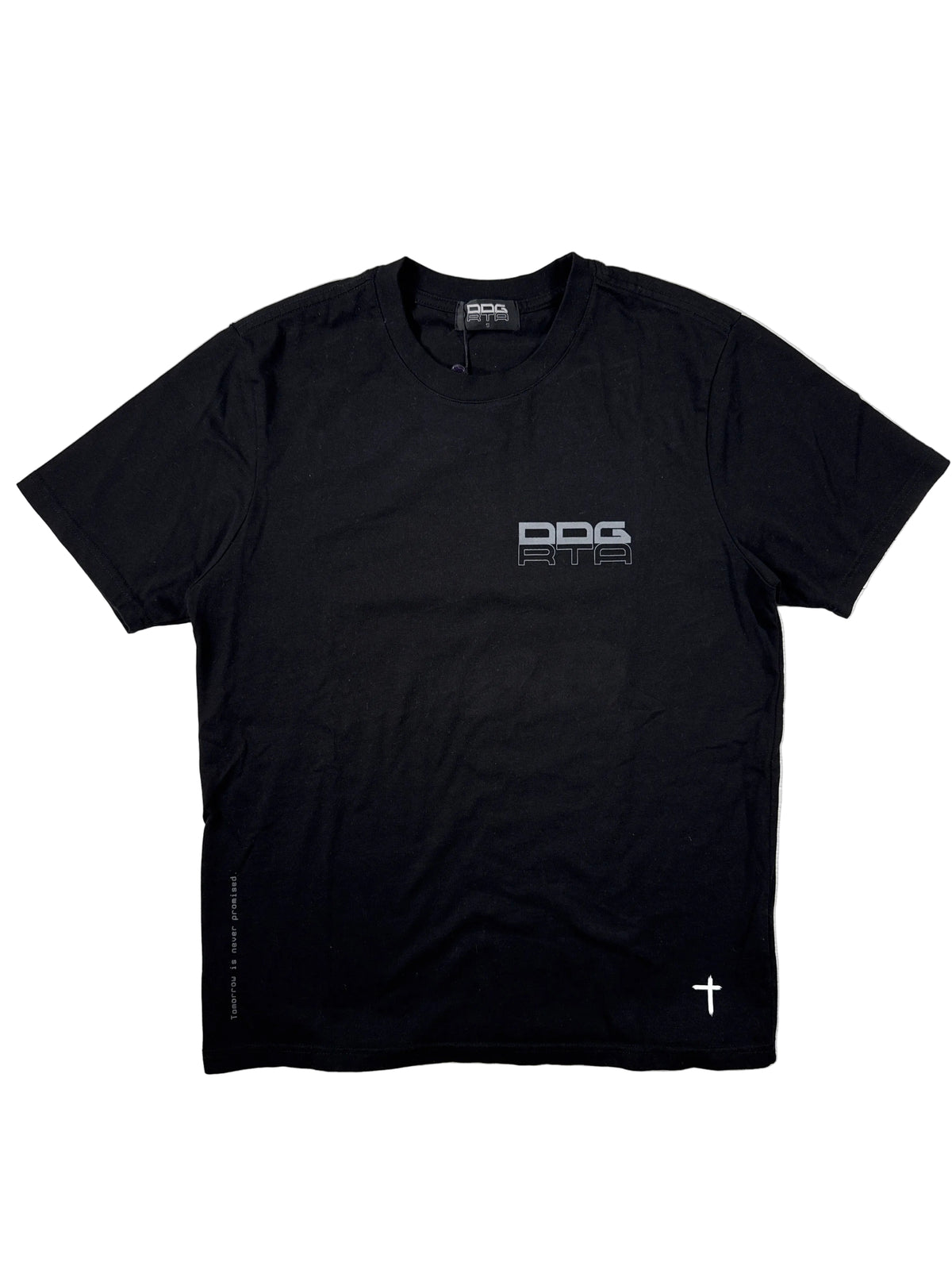 RTA Black Cross Tee