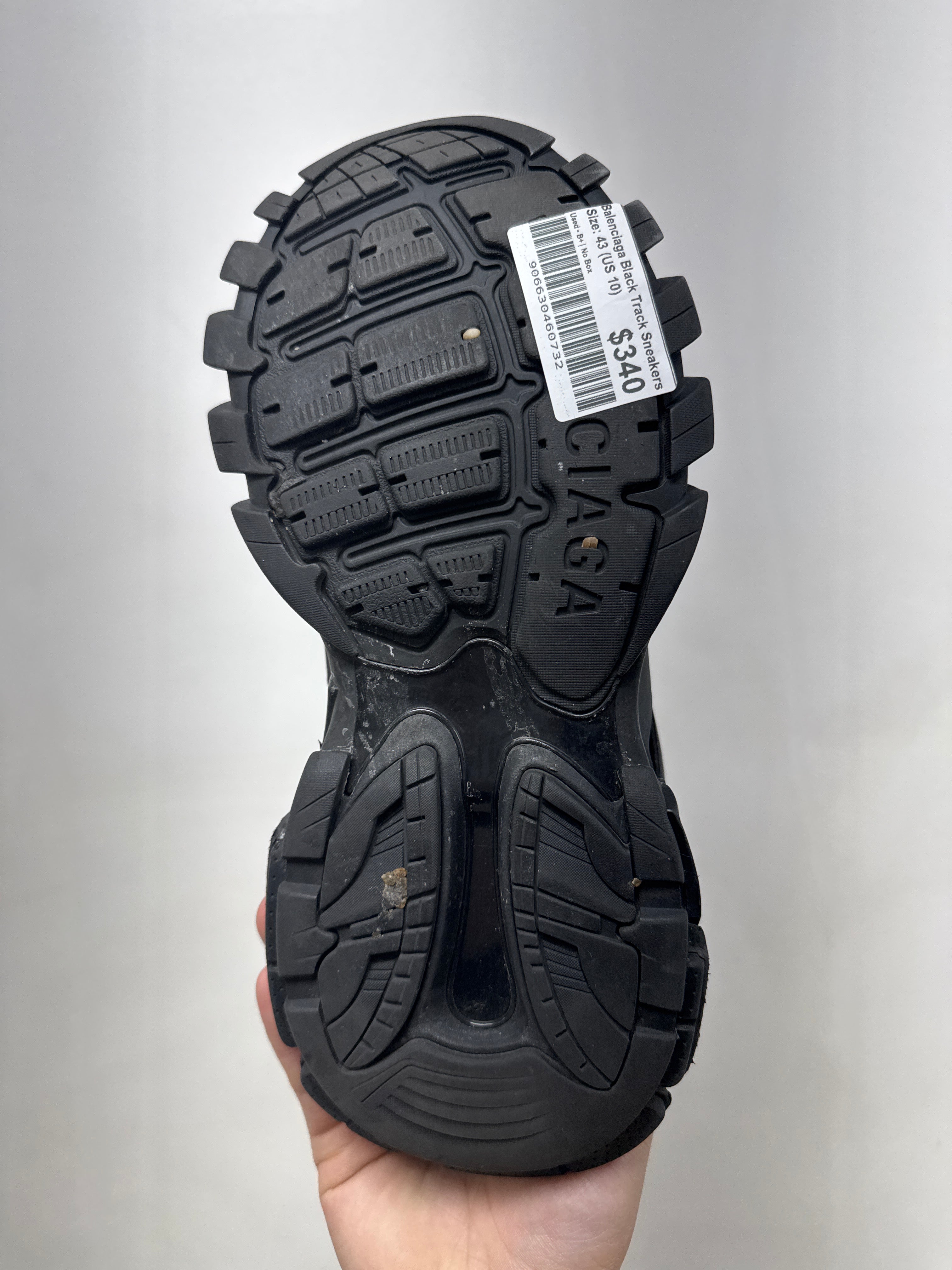 Balenciaga Black Track Sneakers