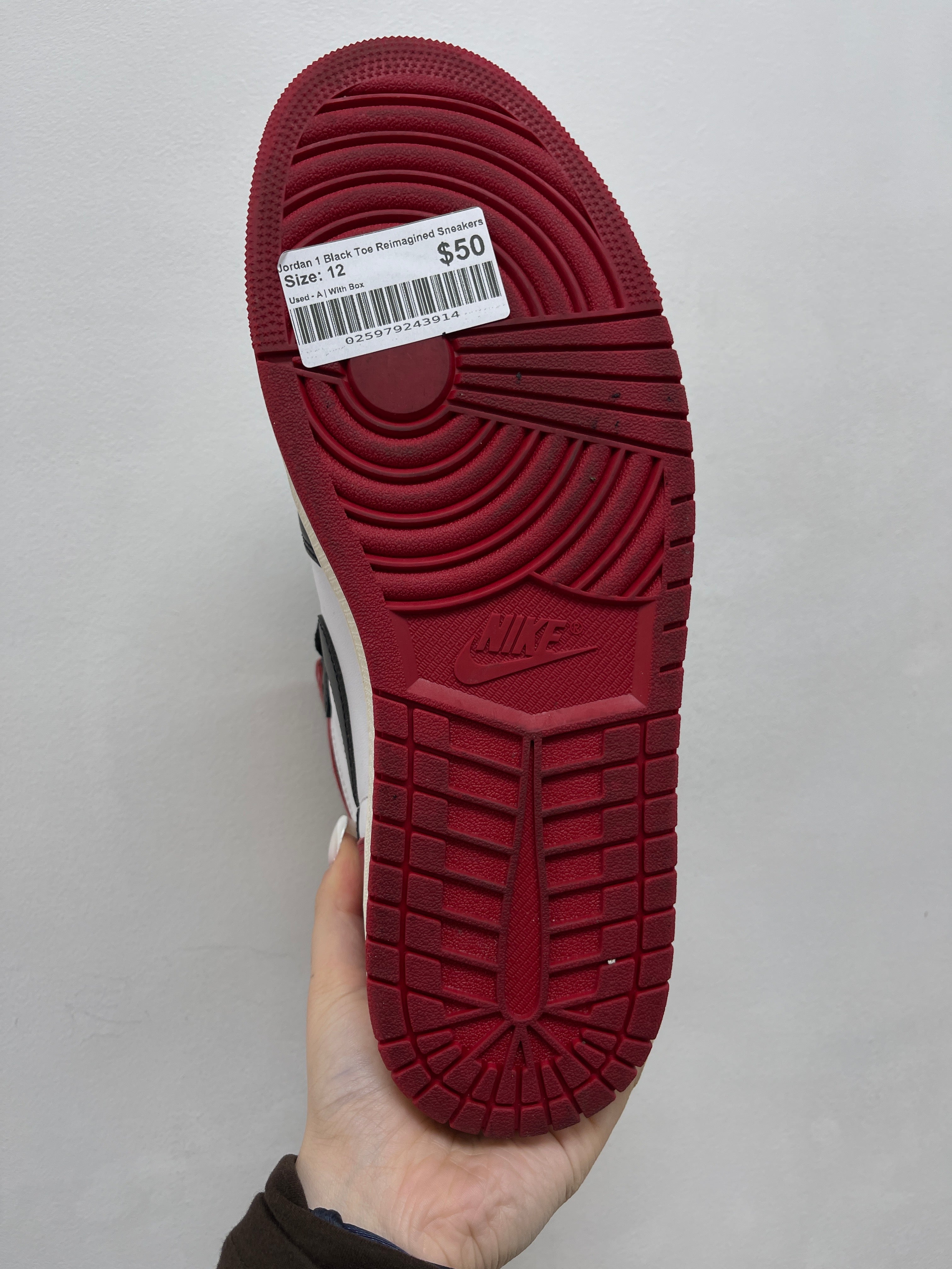 Jordan 1 Black Toe Reimagined Sneakers