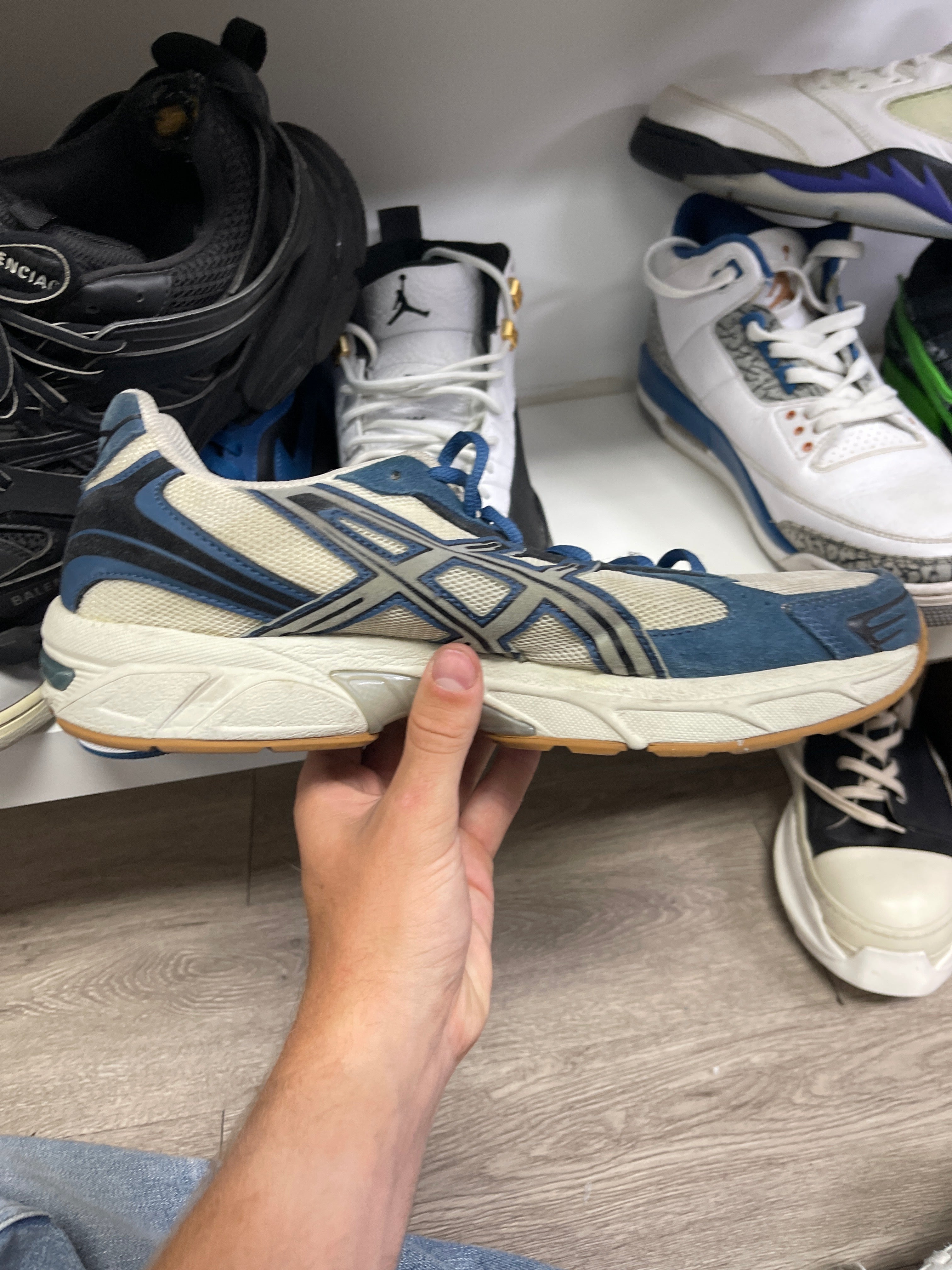 Asics Blue Suede Gel-1130 Sneakers