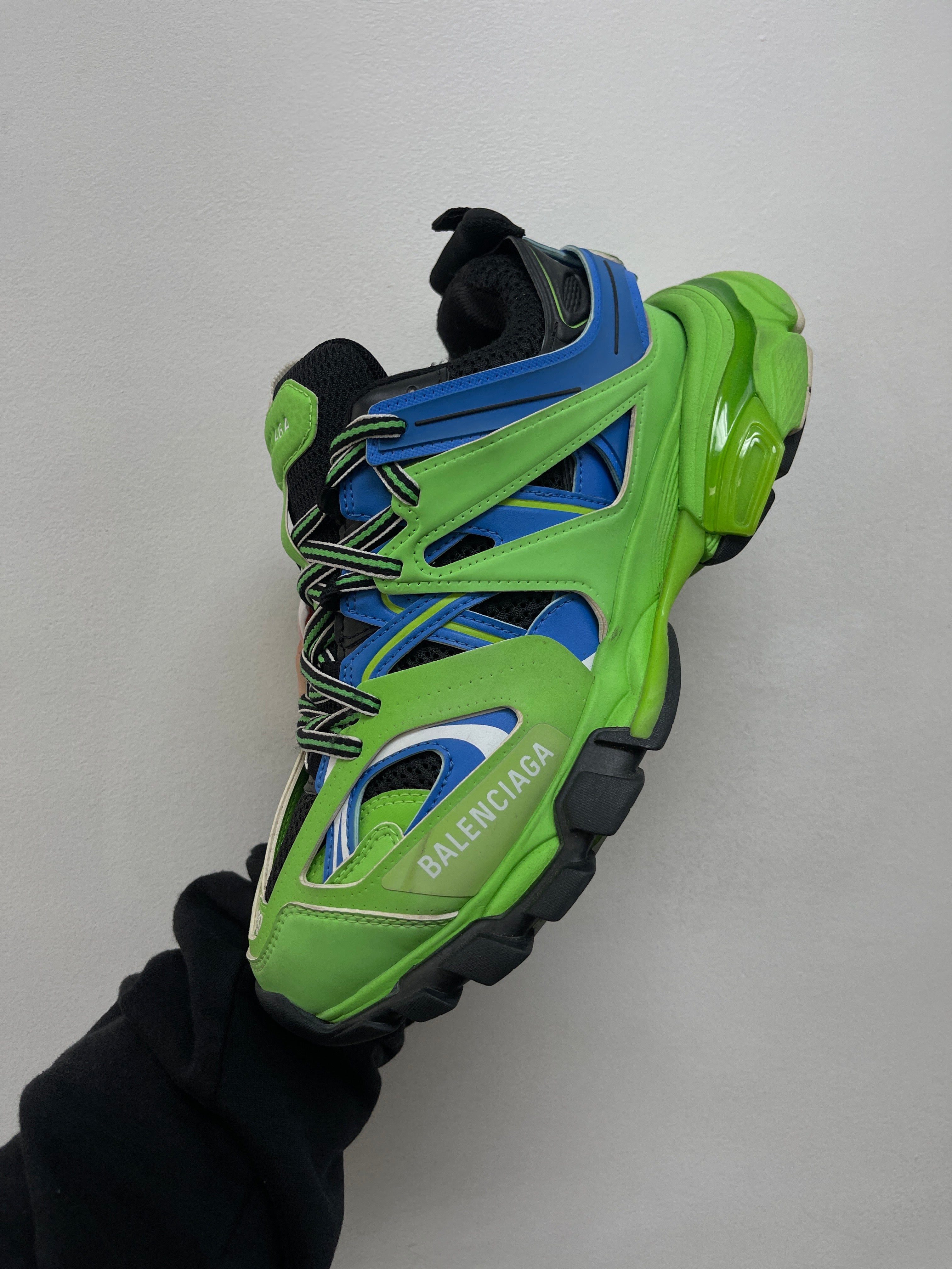 Balenciaga Green Blue Sneakers