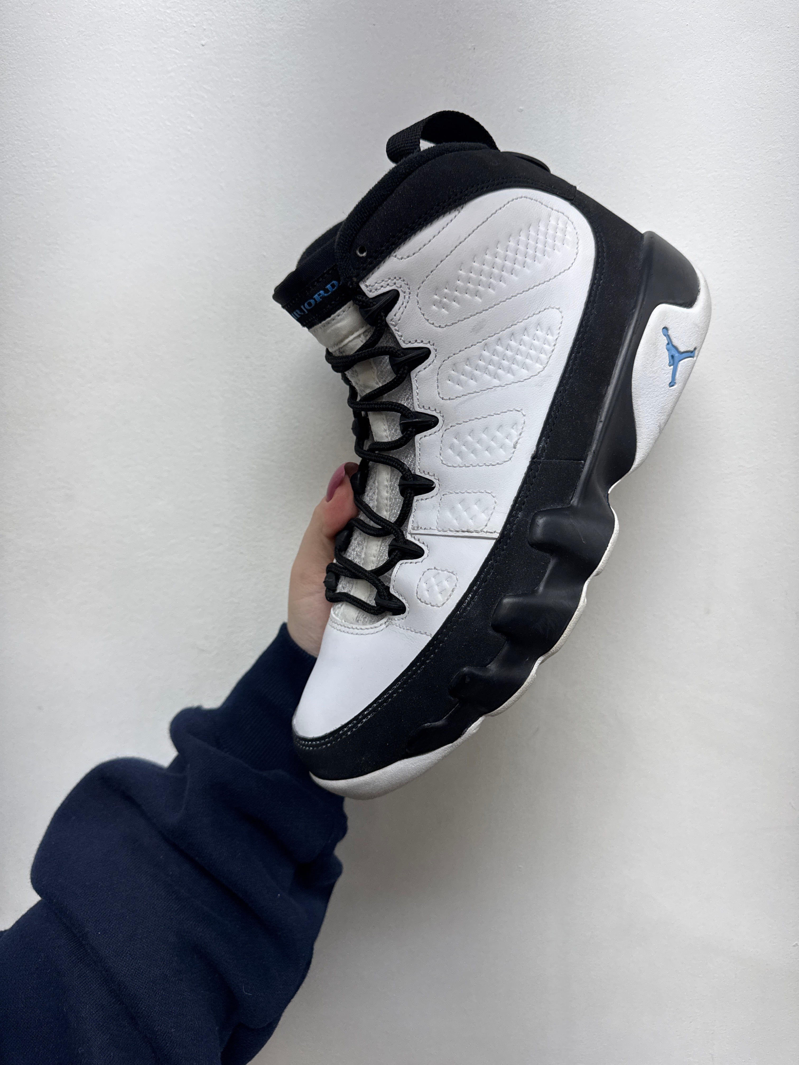 Jordan 9 University Blue Sneakers