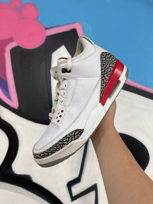 Jordan 3 Hall Of Fame Used With Box