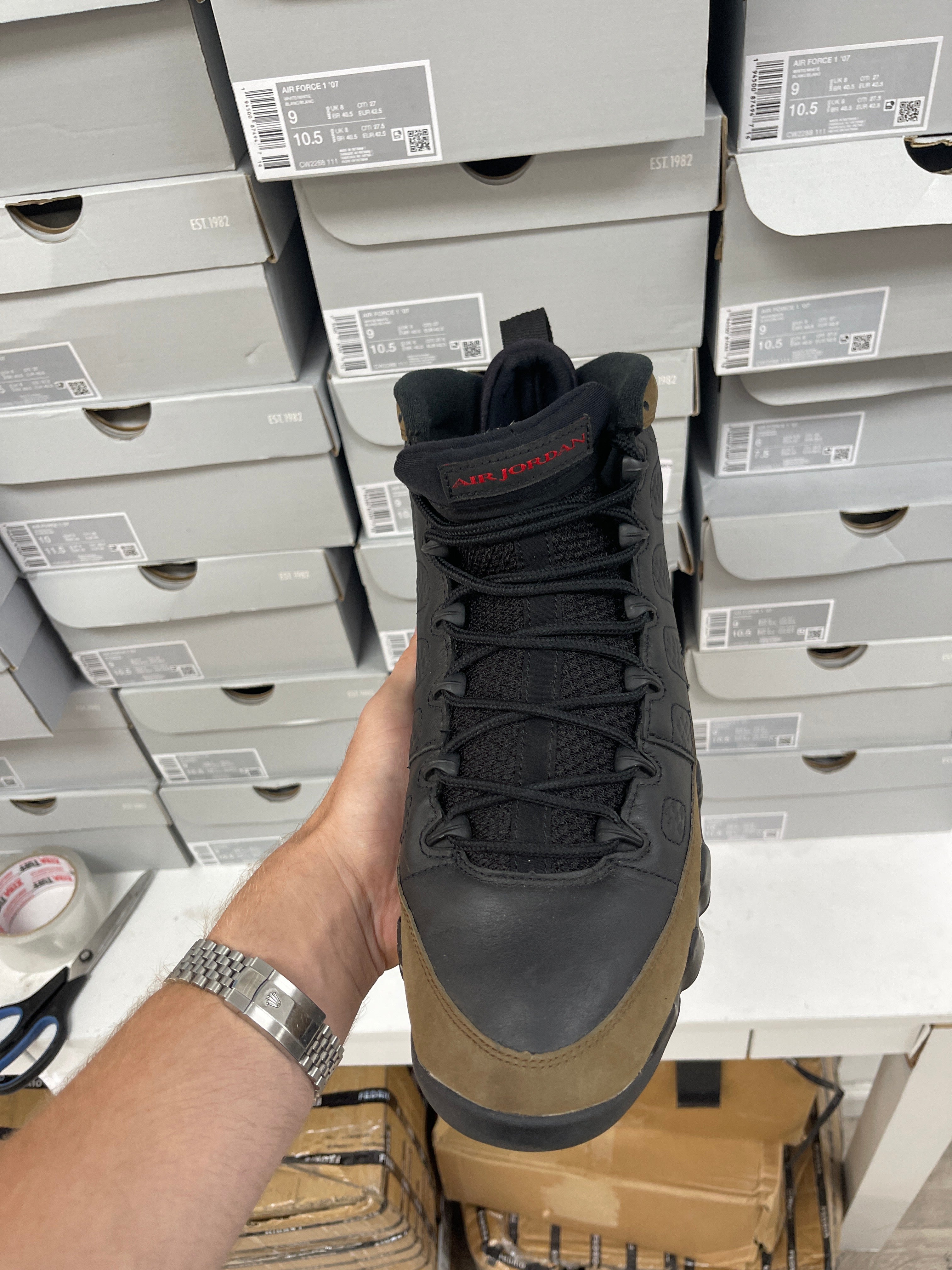 Jordan 9 Olive Sneakers