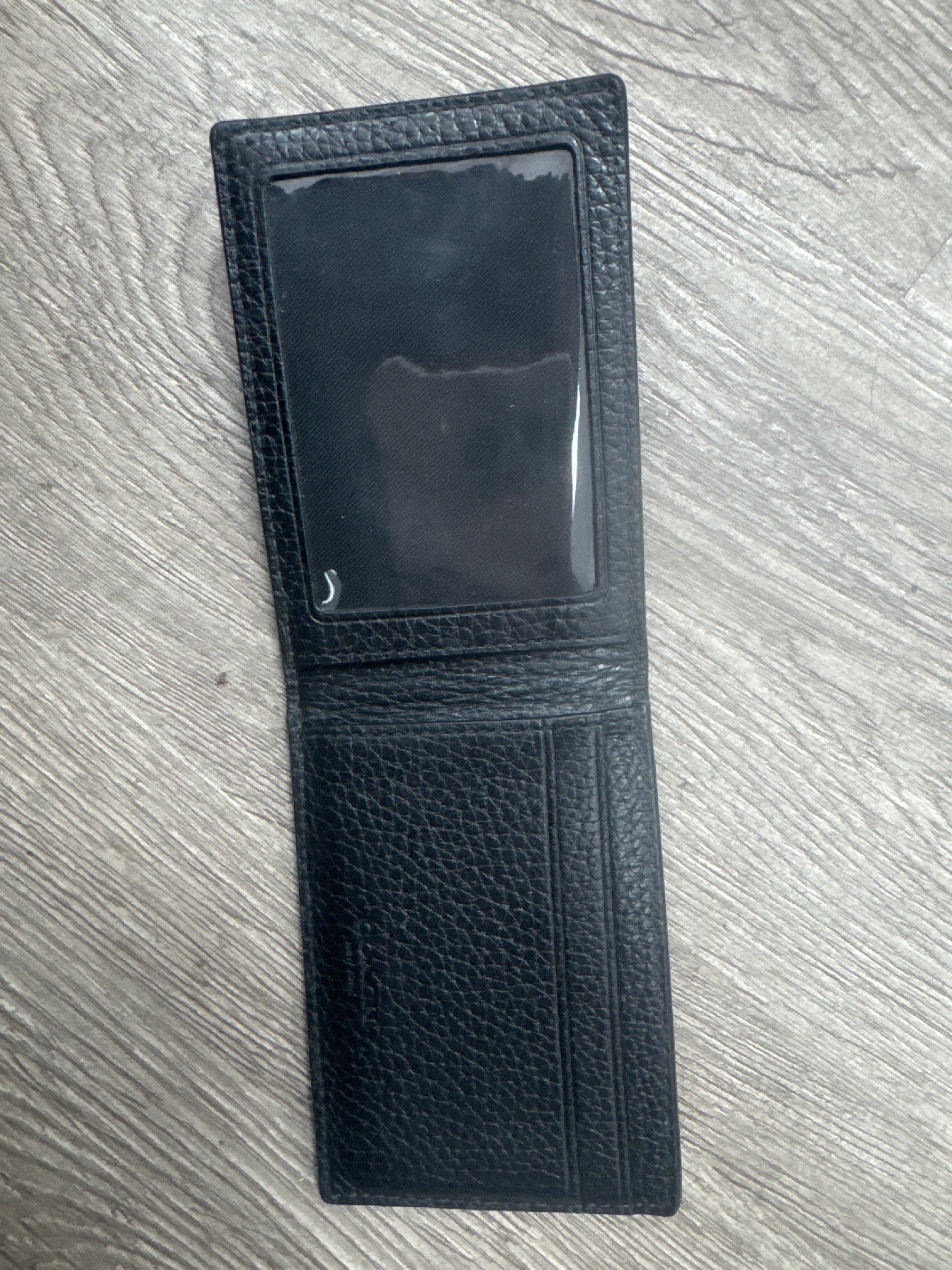 Coach Black Bi Fold Wallet