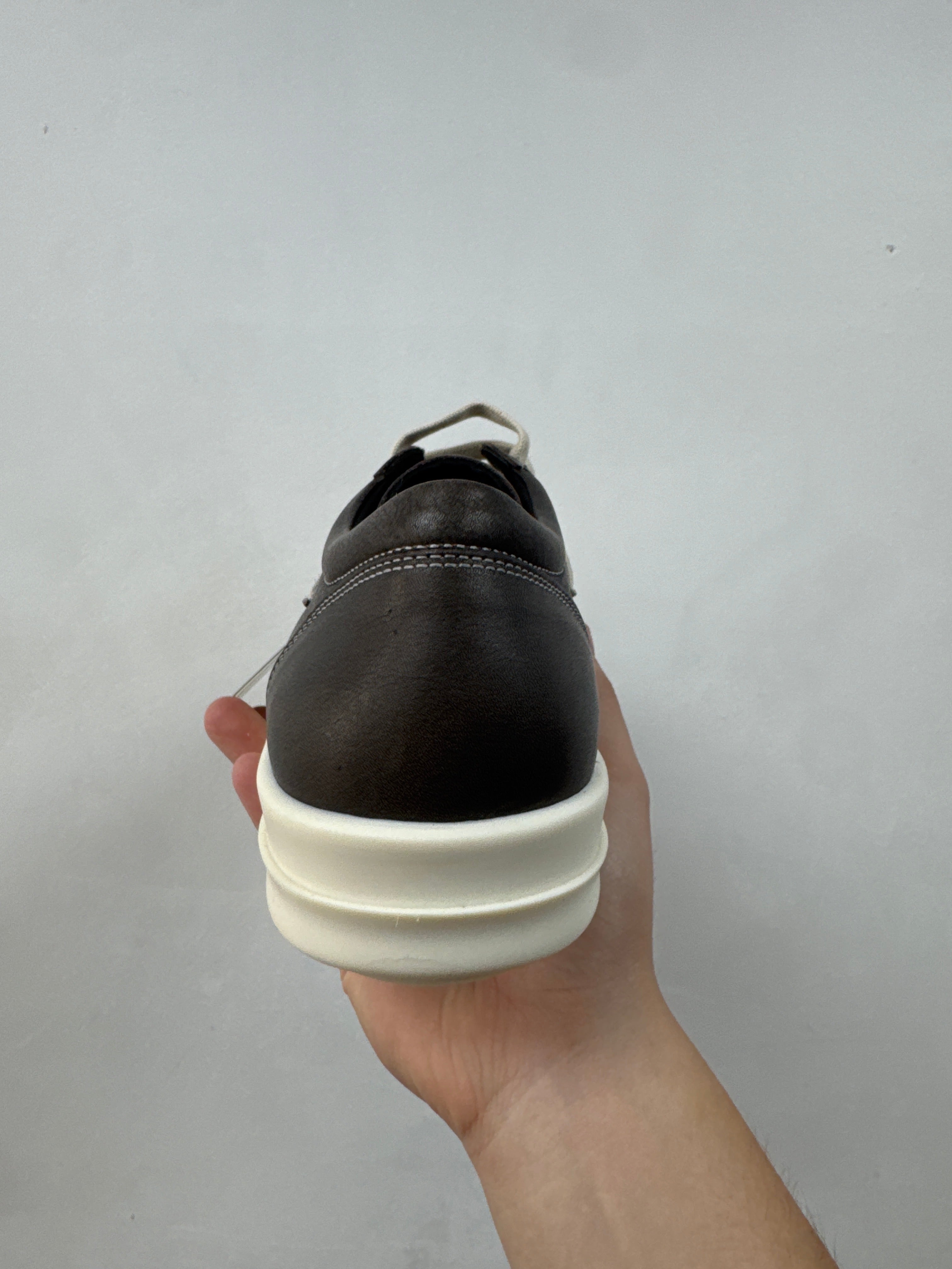 Rick Owens Washed Black Vintage Low Sneakers