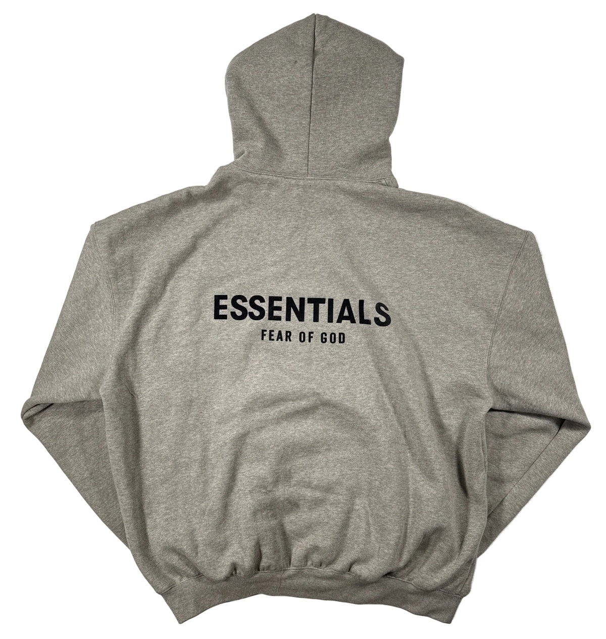 Essentials 'Logo' Dark Oatmeal Hoodie