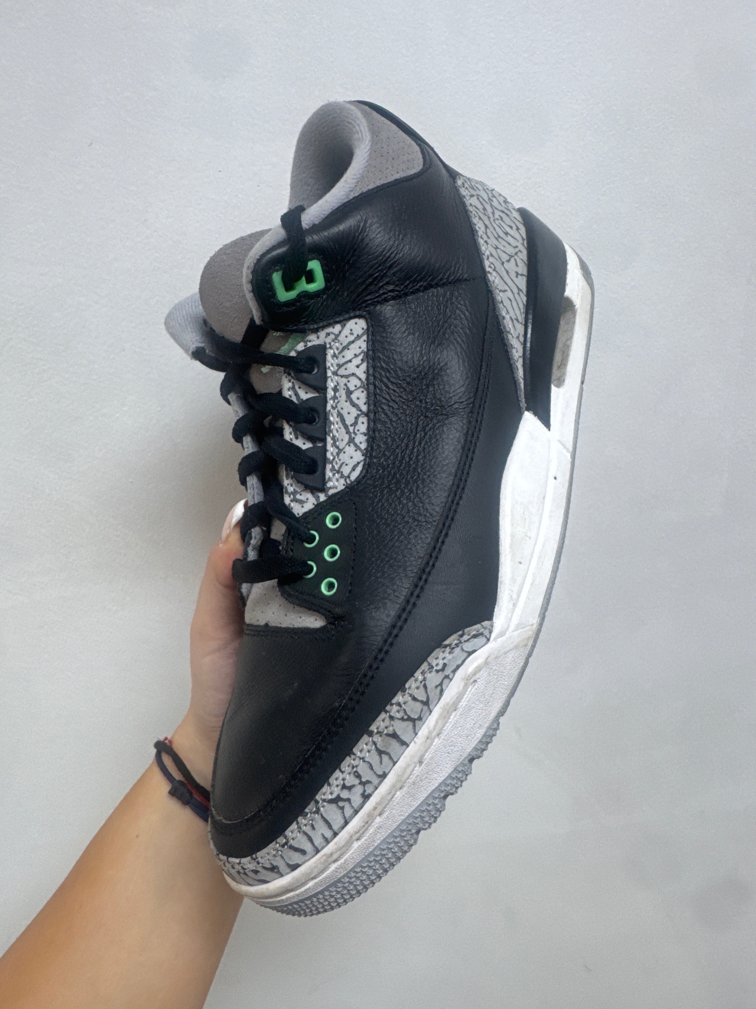 Jordan 3 Green Glow Sneakers