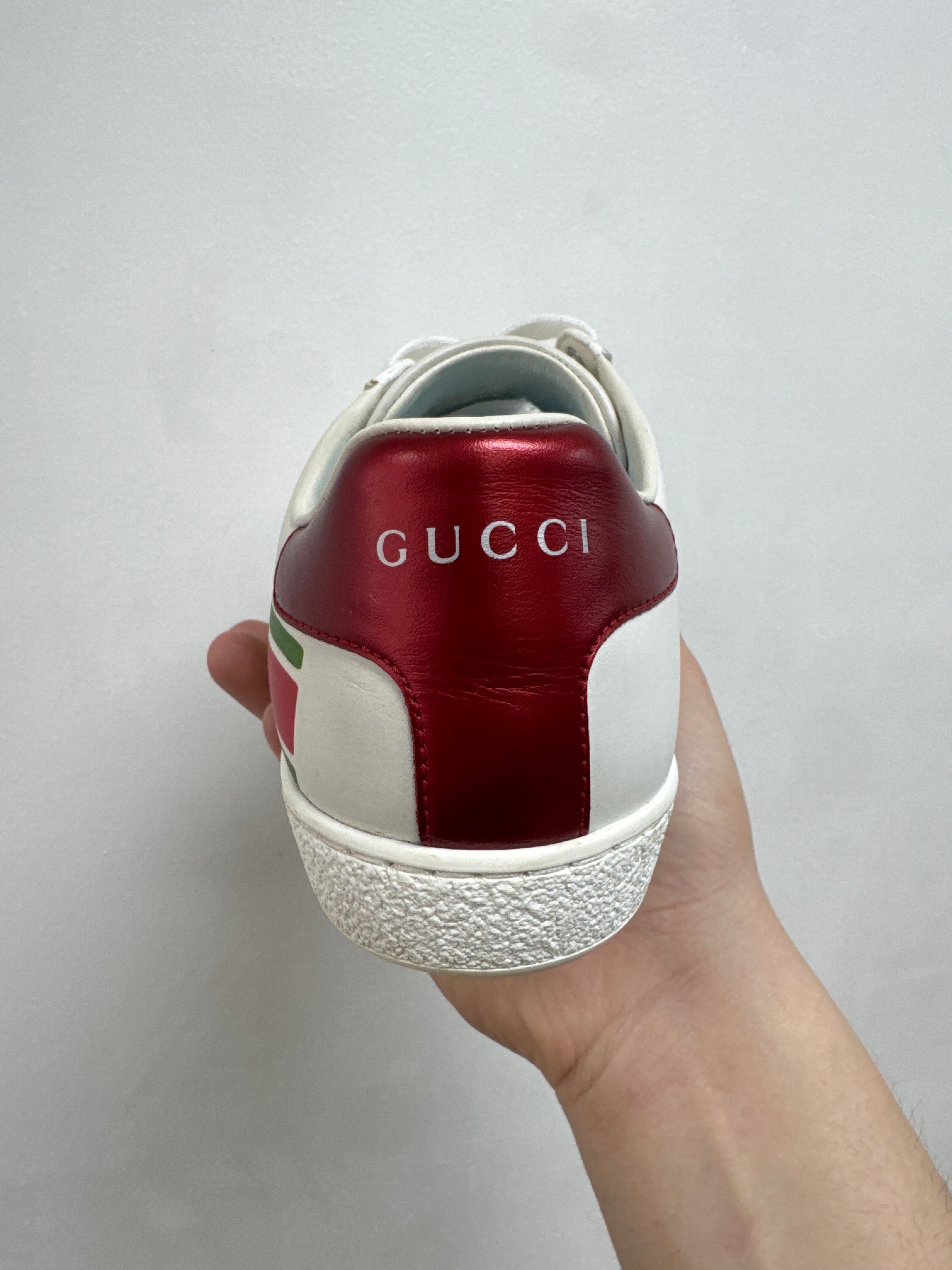 Gucci White Interlocking G Ace Sneakers