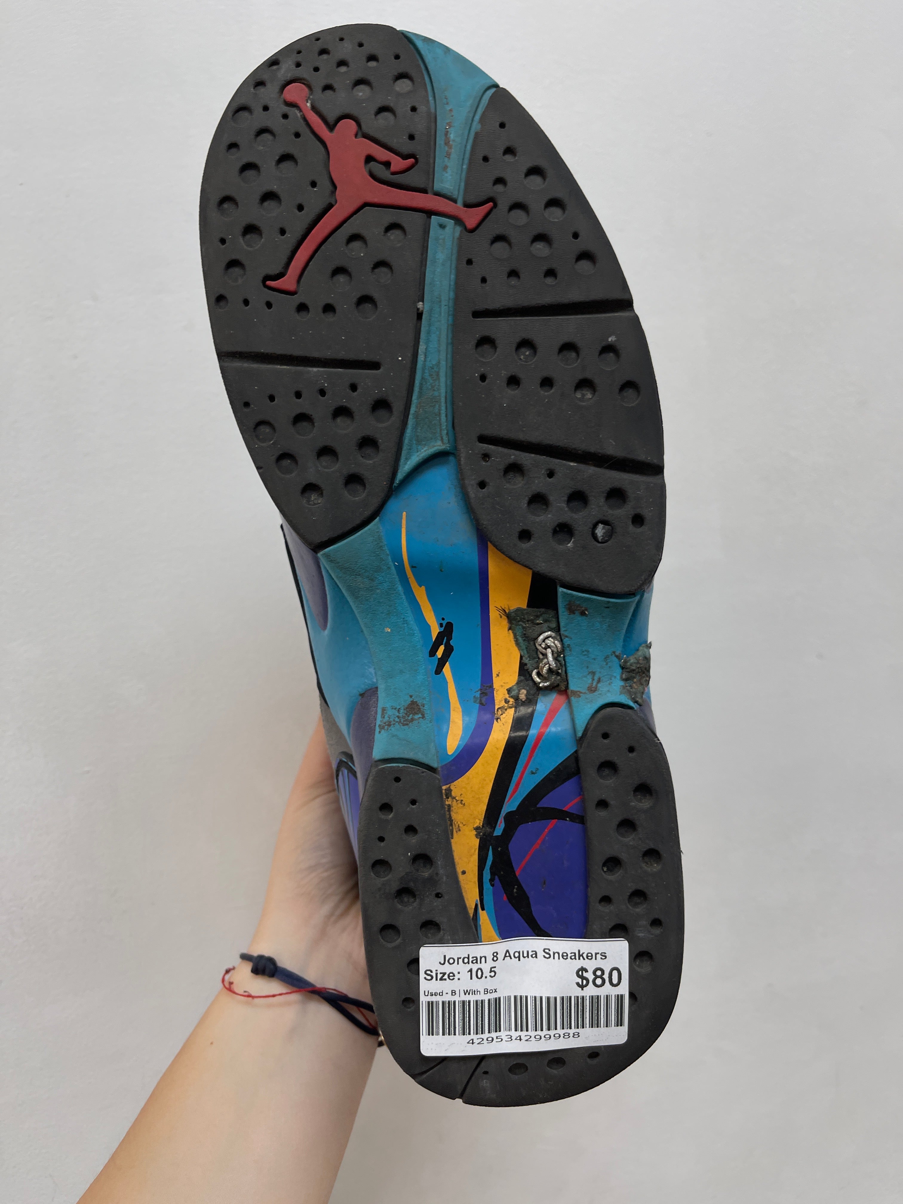 Jordan 8 Aqua Sneakers