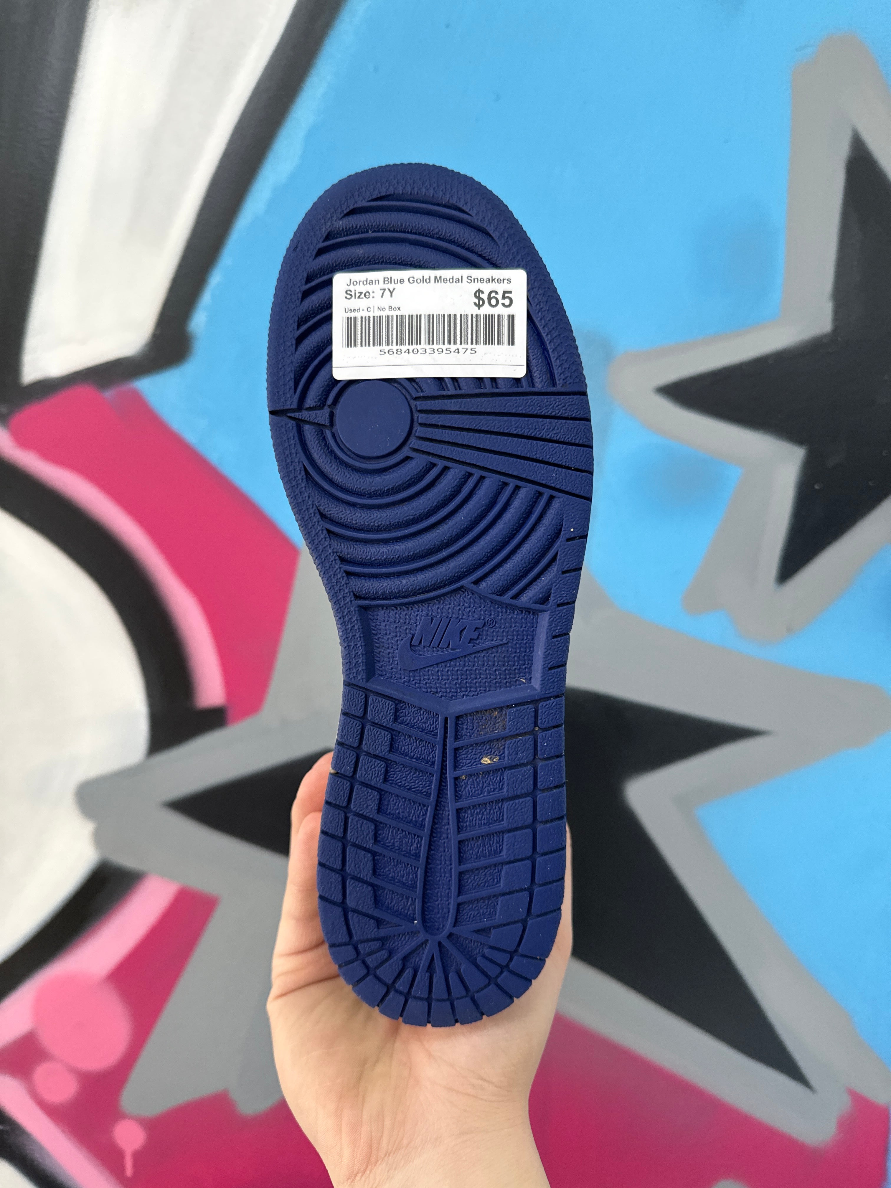 Jordan Blue Gold Medal Sneakers