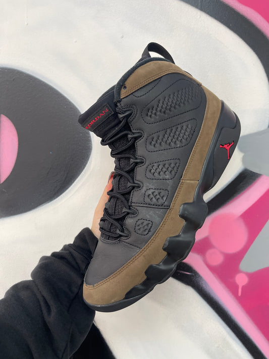 Nike Jordan 9 Olive Sneakers