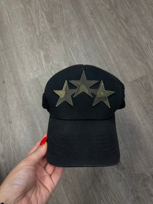 Amiri Black Camo Hat