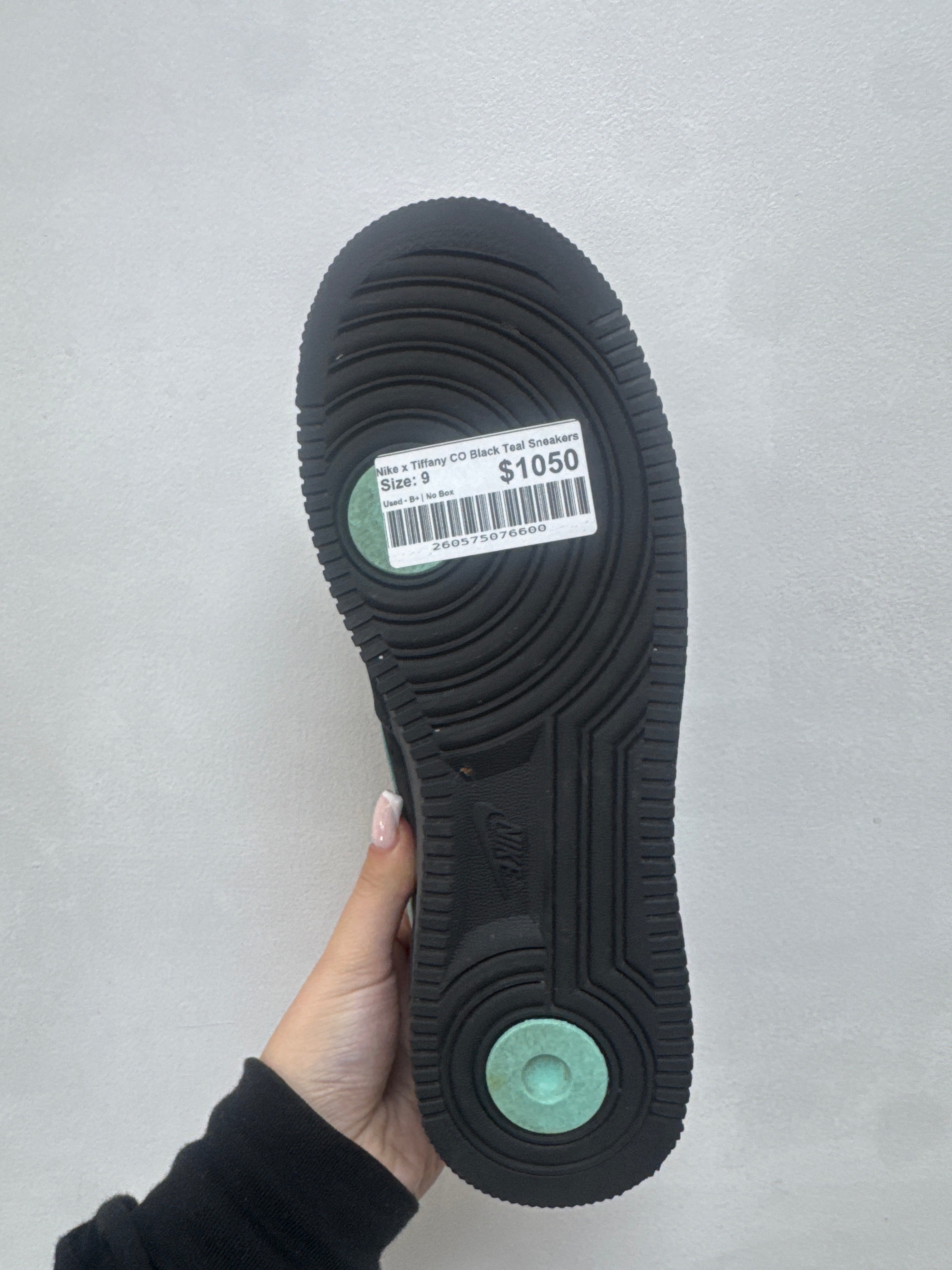 Nike x Tiffany CO Black Teal Sneakers