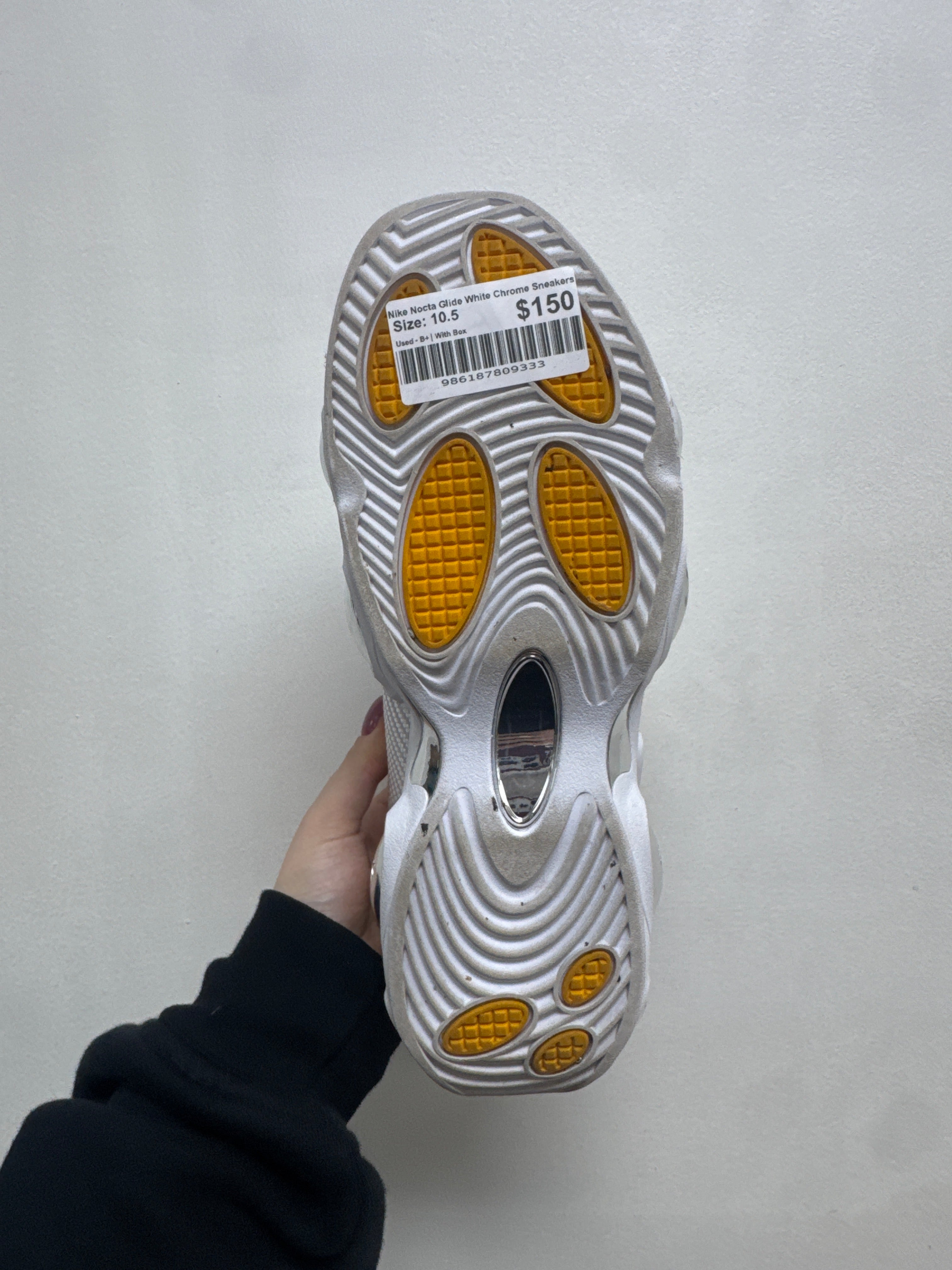 Nike Nocta Glide White Chrome Sneakers