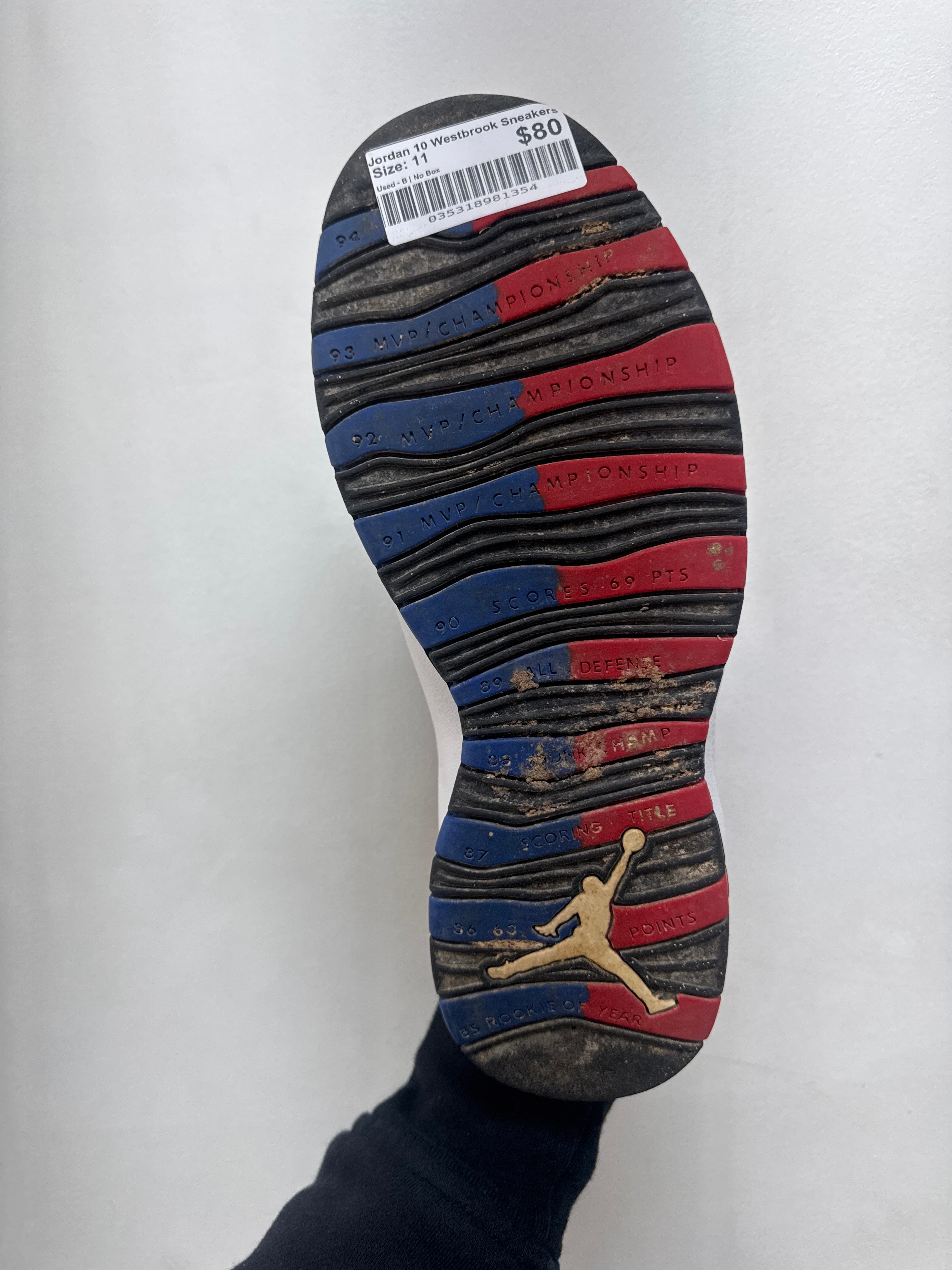 Jordan 10 Westbrook Sneakers