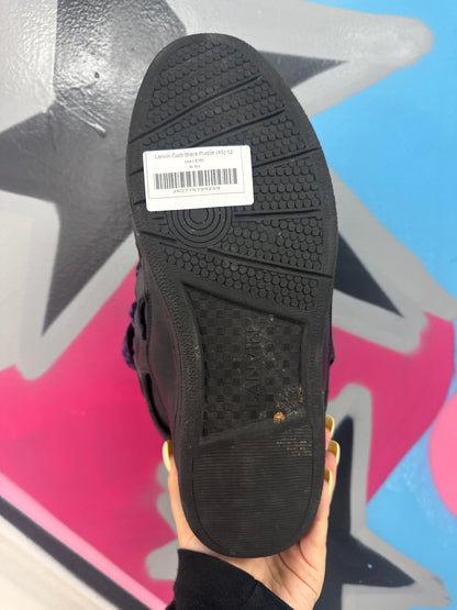Lanvin Curb Black Purple (45) Used No Box