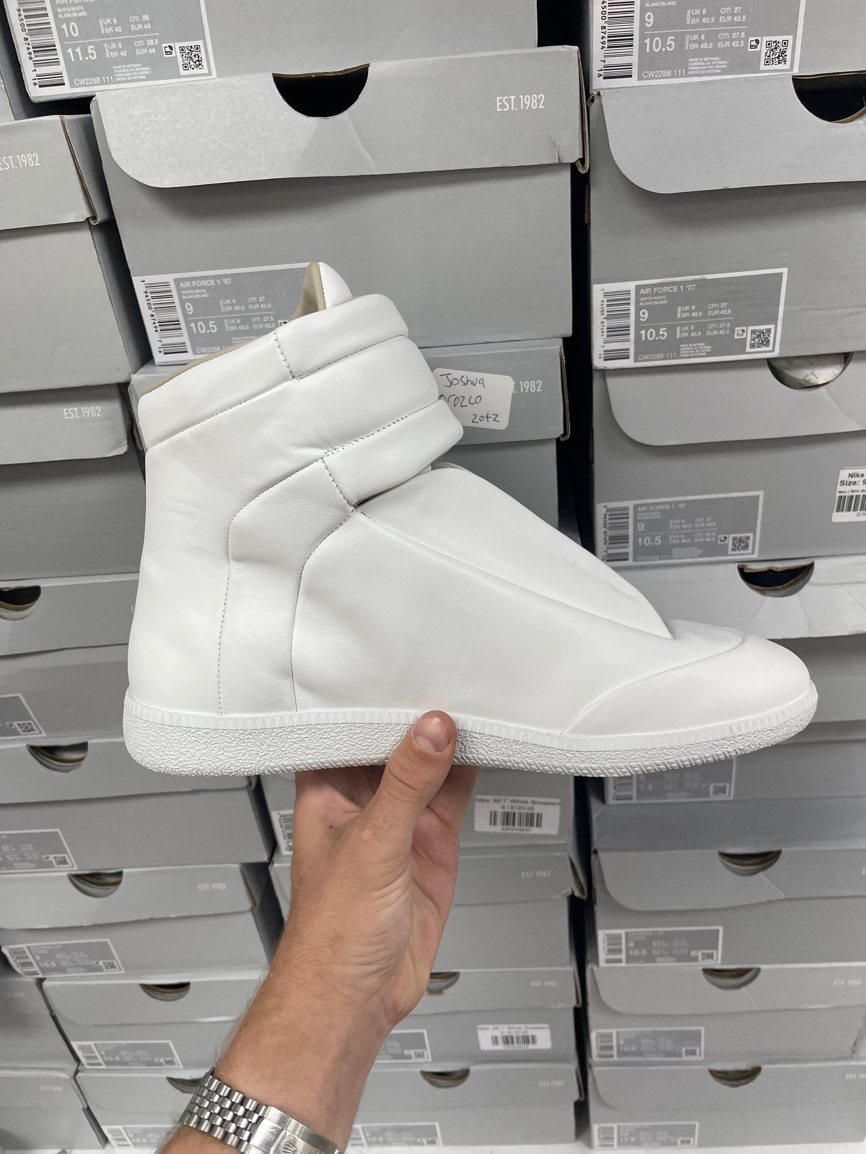 Maison Margiela White Future Hi Sneakers