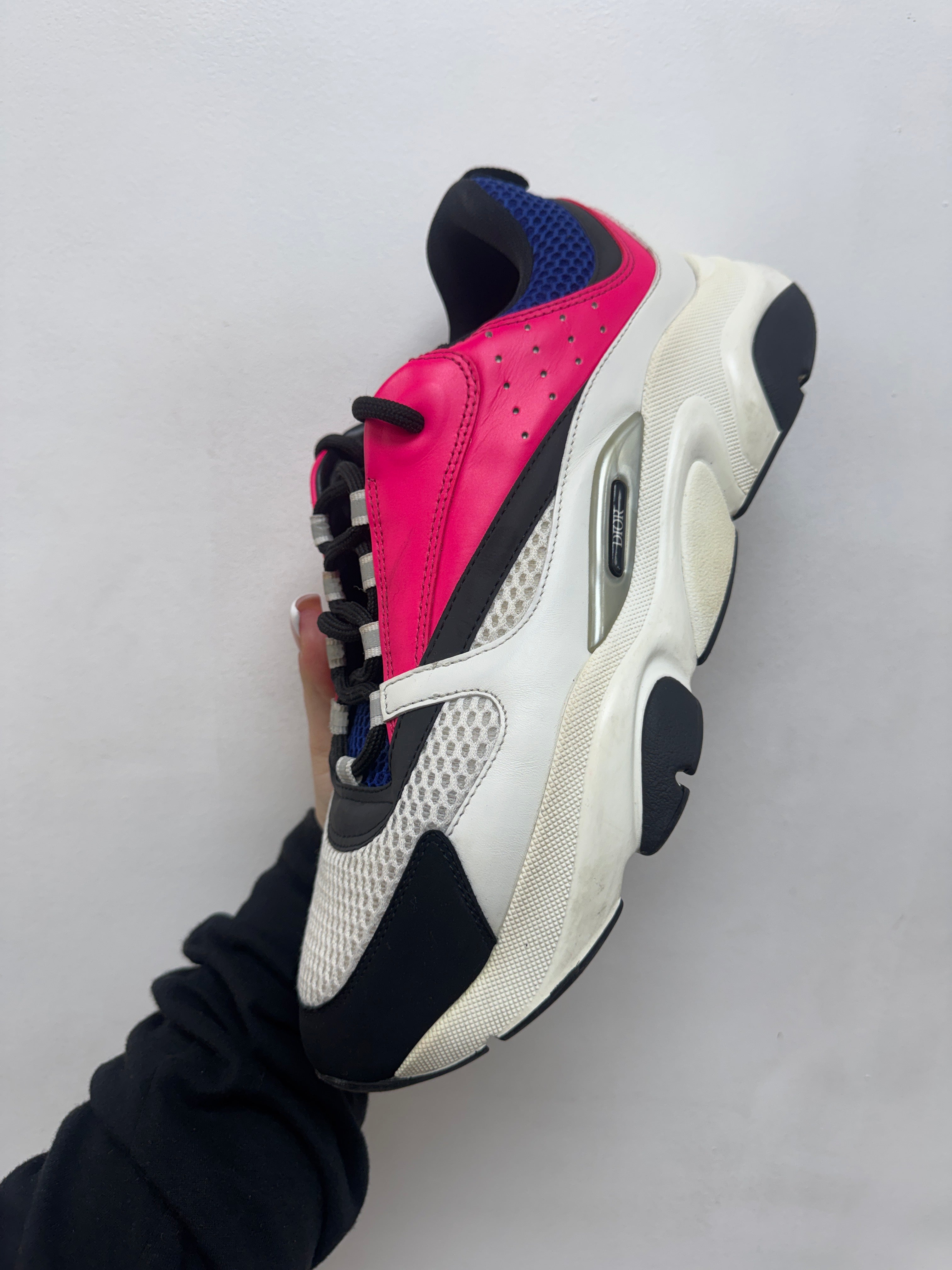 Dior B22 Blue Pink Sneakers