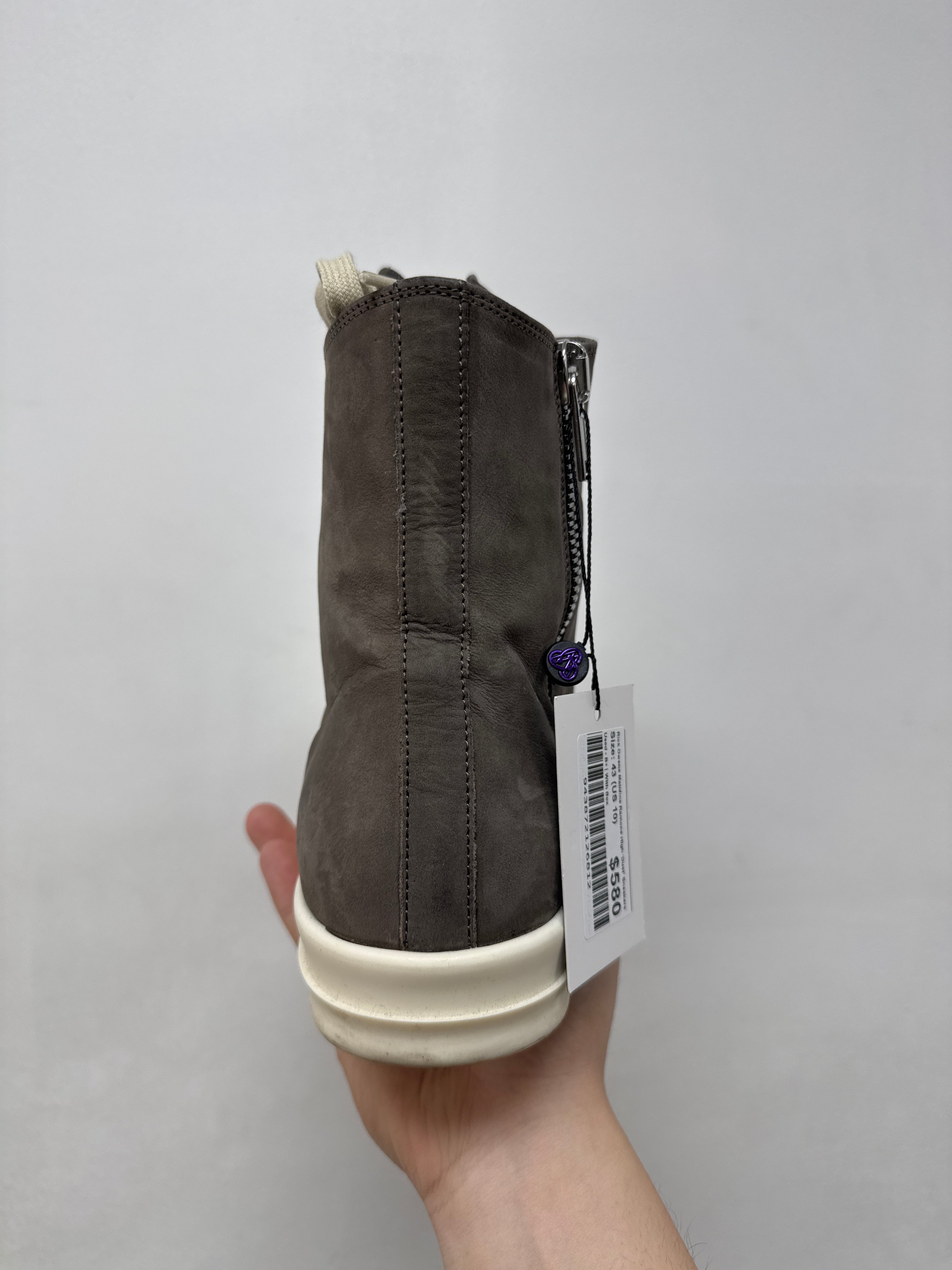Rick Owens Mainline Ramone High 'Dust' Sneakers
