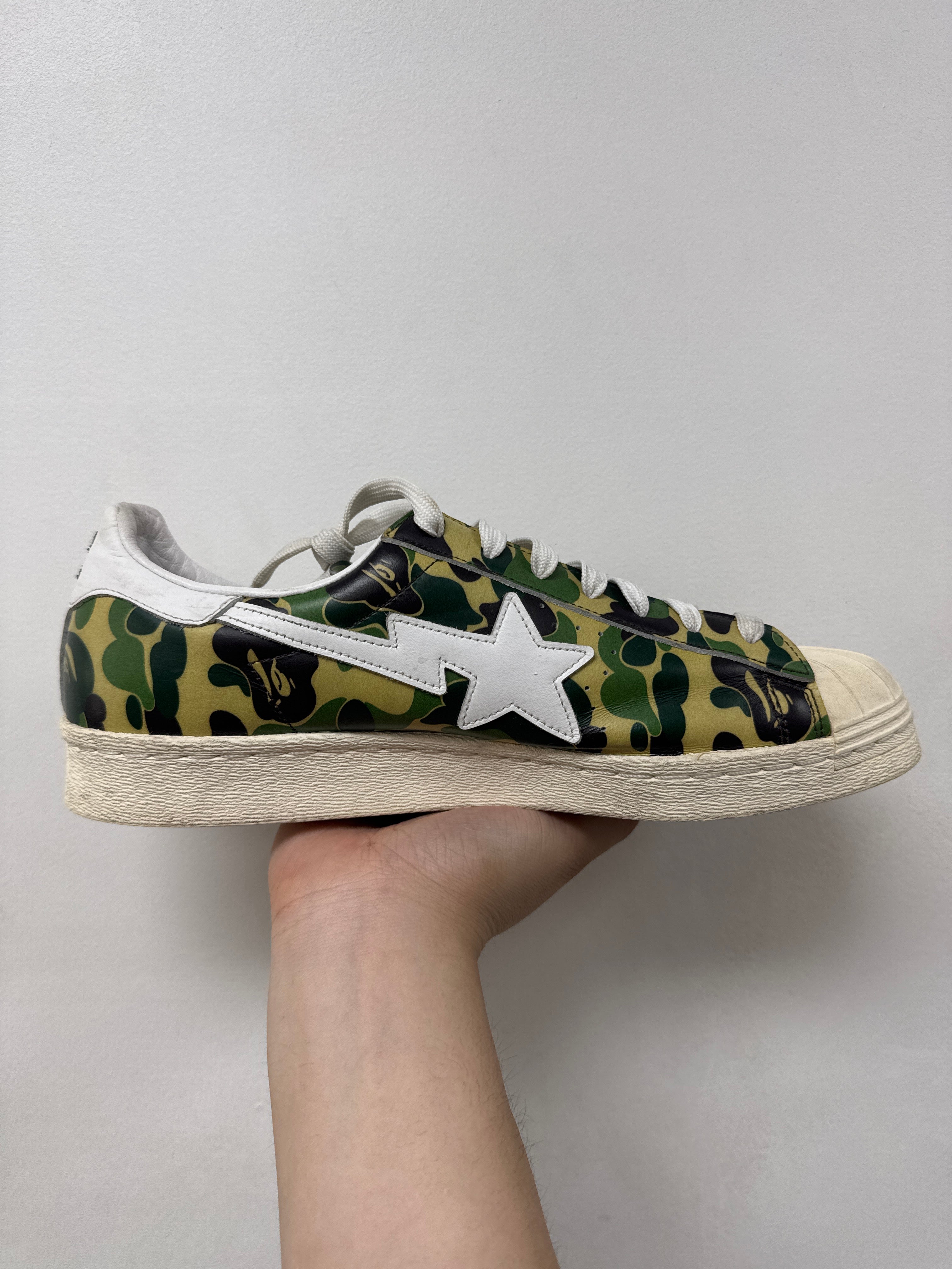 BAPE Adidas Camo Superstar Sneakers