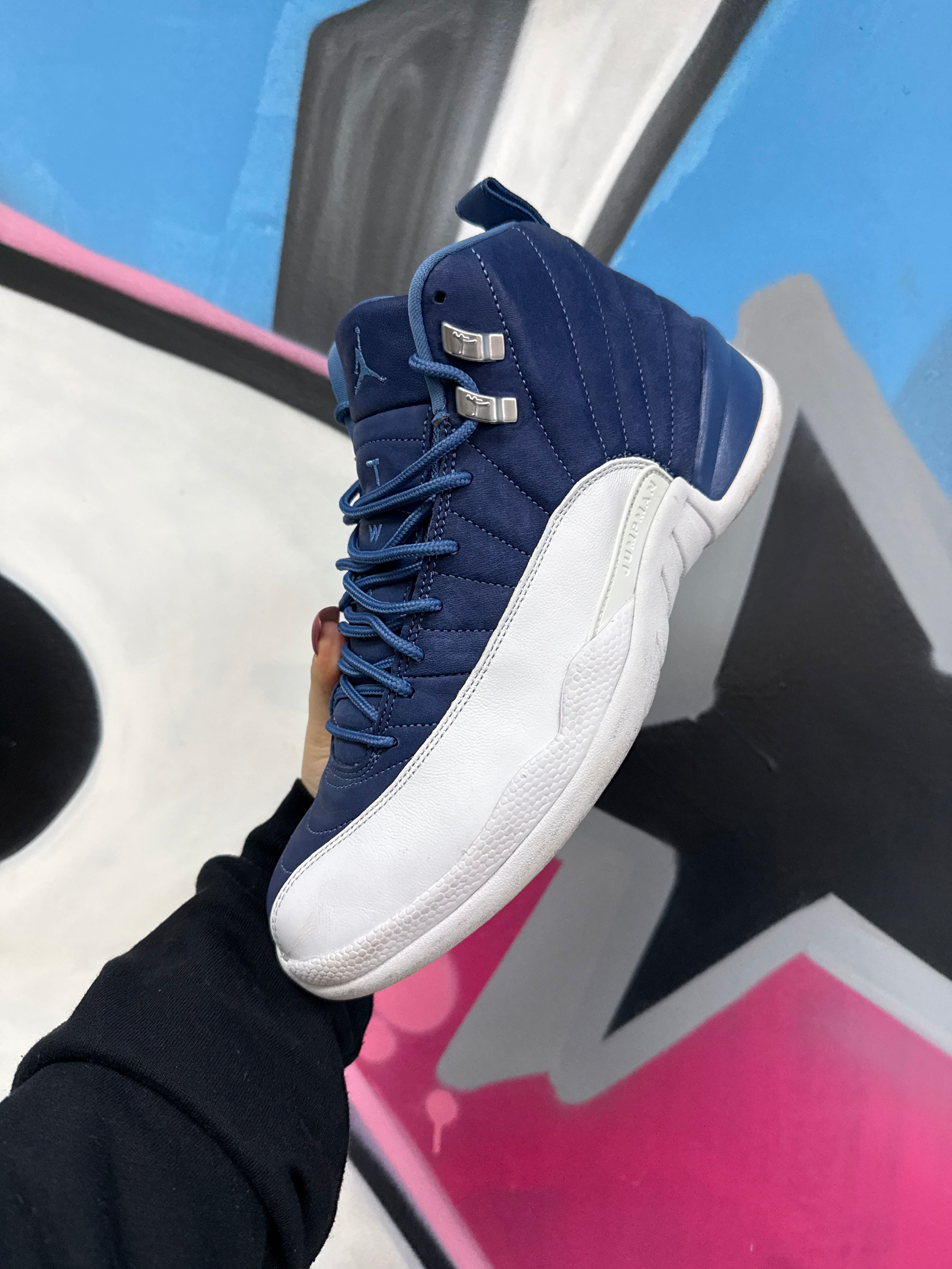 Jordan 12 Indigo Blue Sneakers