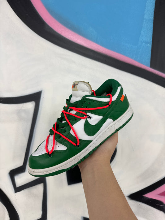 Nike x Off-White Dunk Low Pine Green Lightly Worn With Box