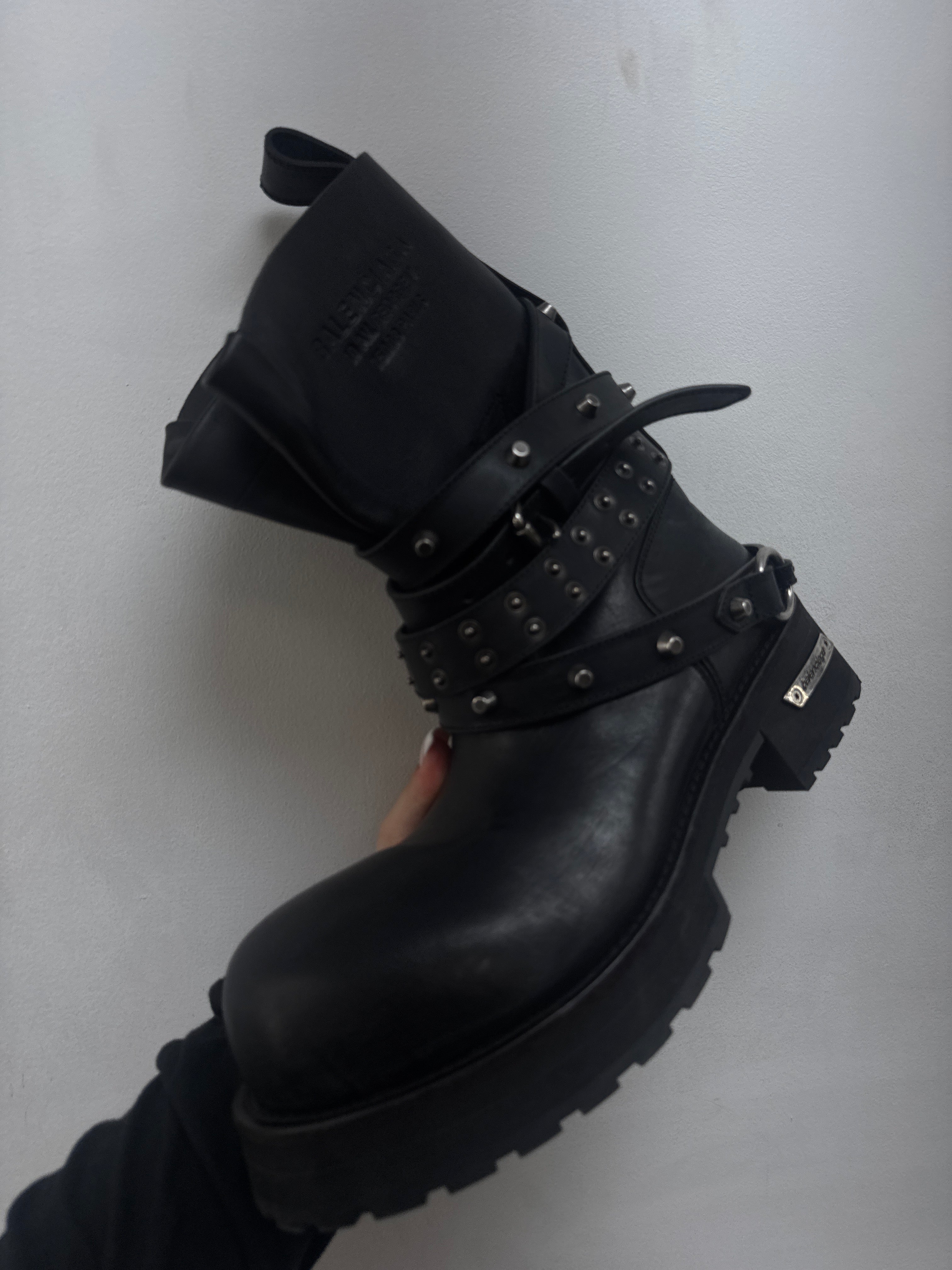 Balenciaga Black Venom City Boots