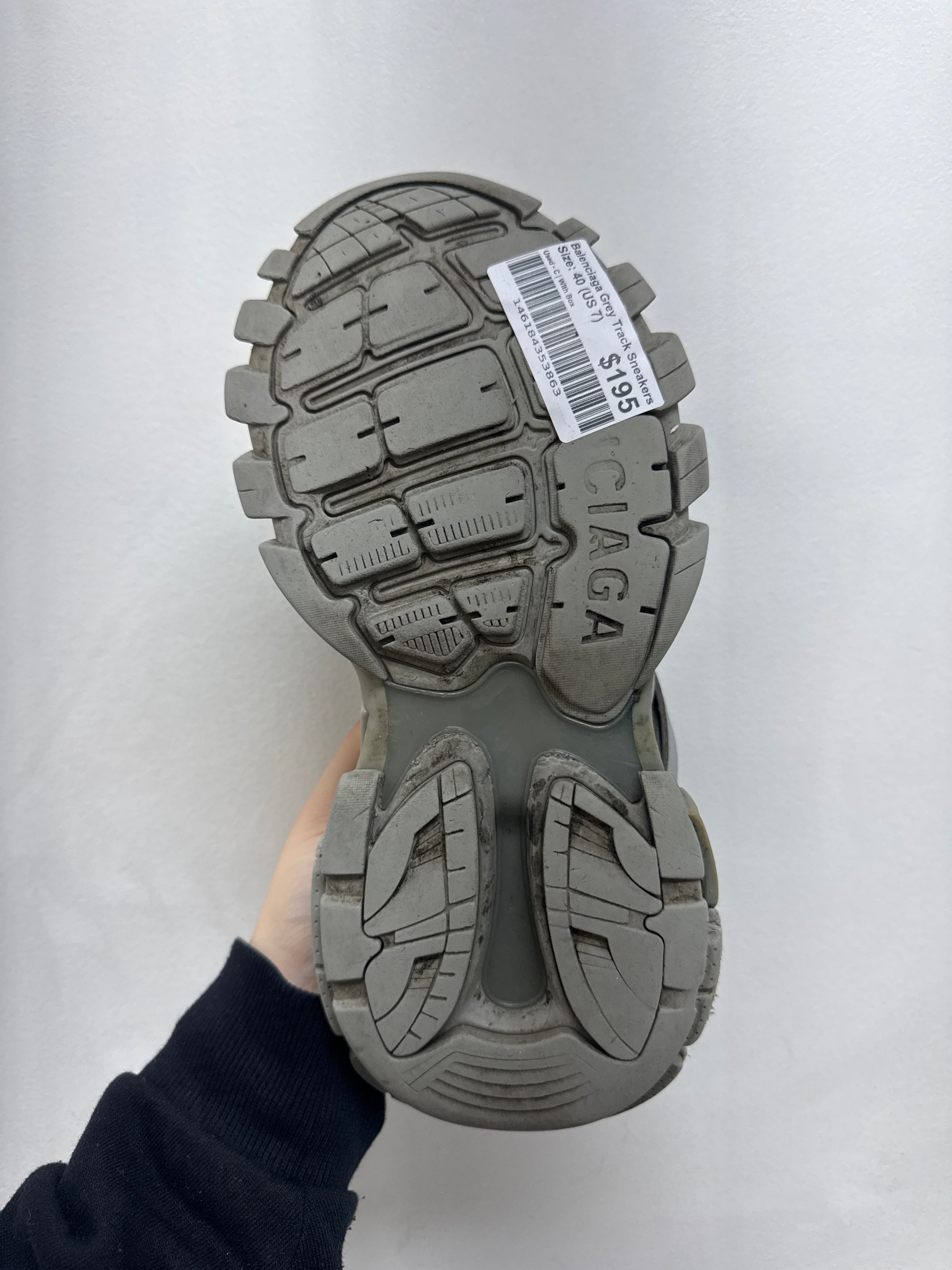 Balenciaga Grey Track Sneakers