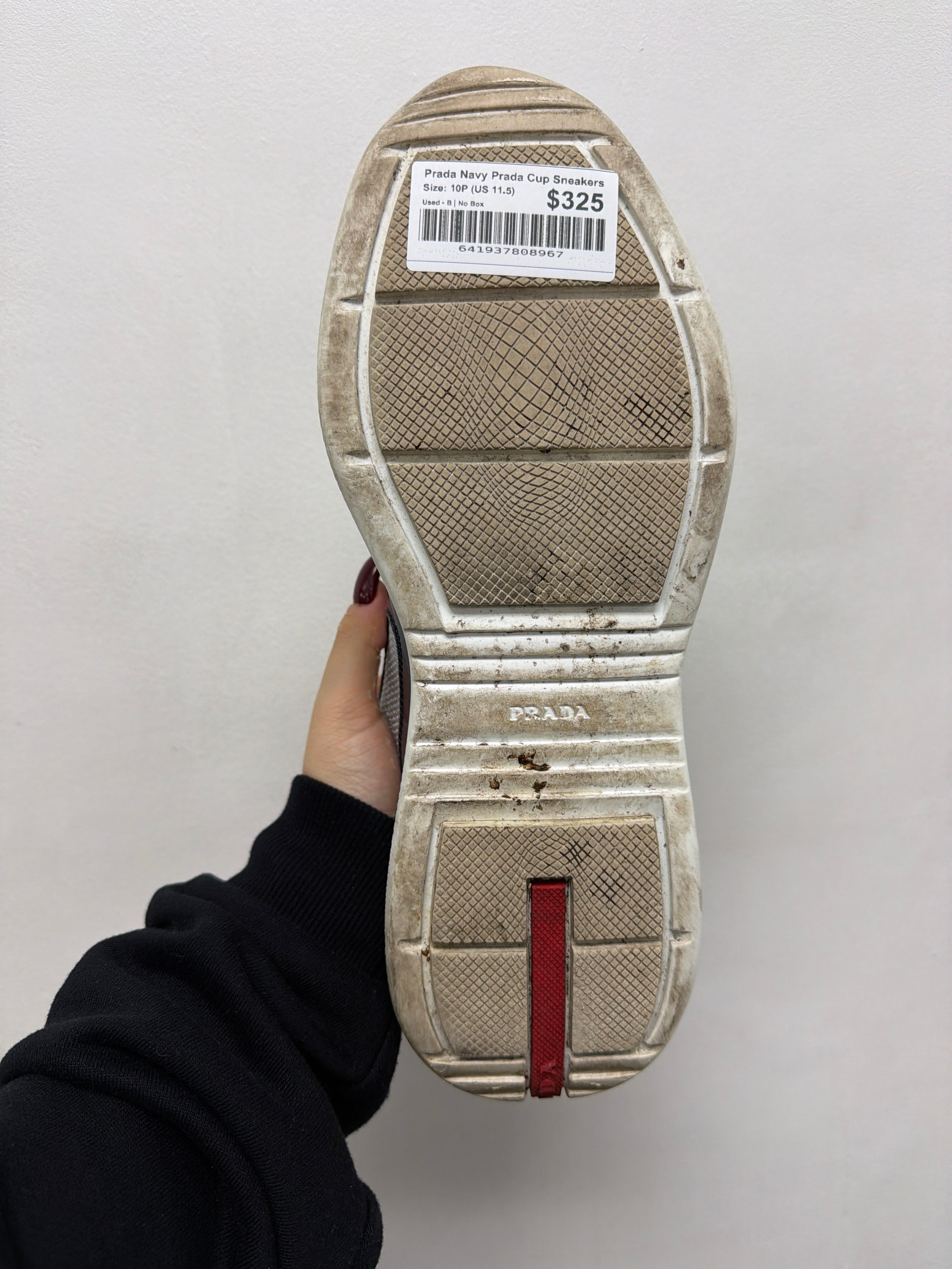 Prada Navy Prada Cup Sneakers