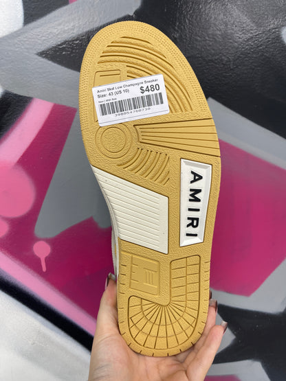 Amiri Skel Low Champagne Sneaker