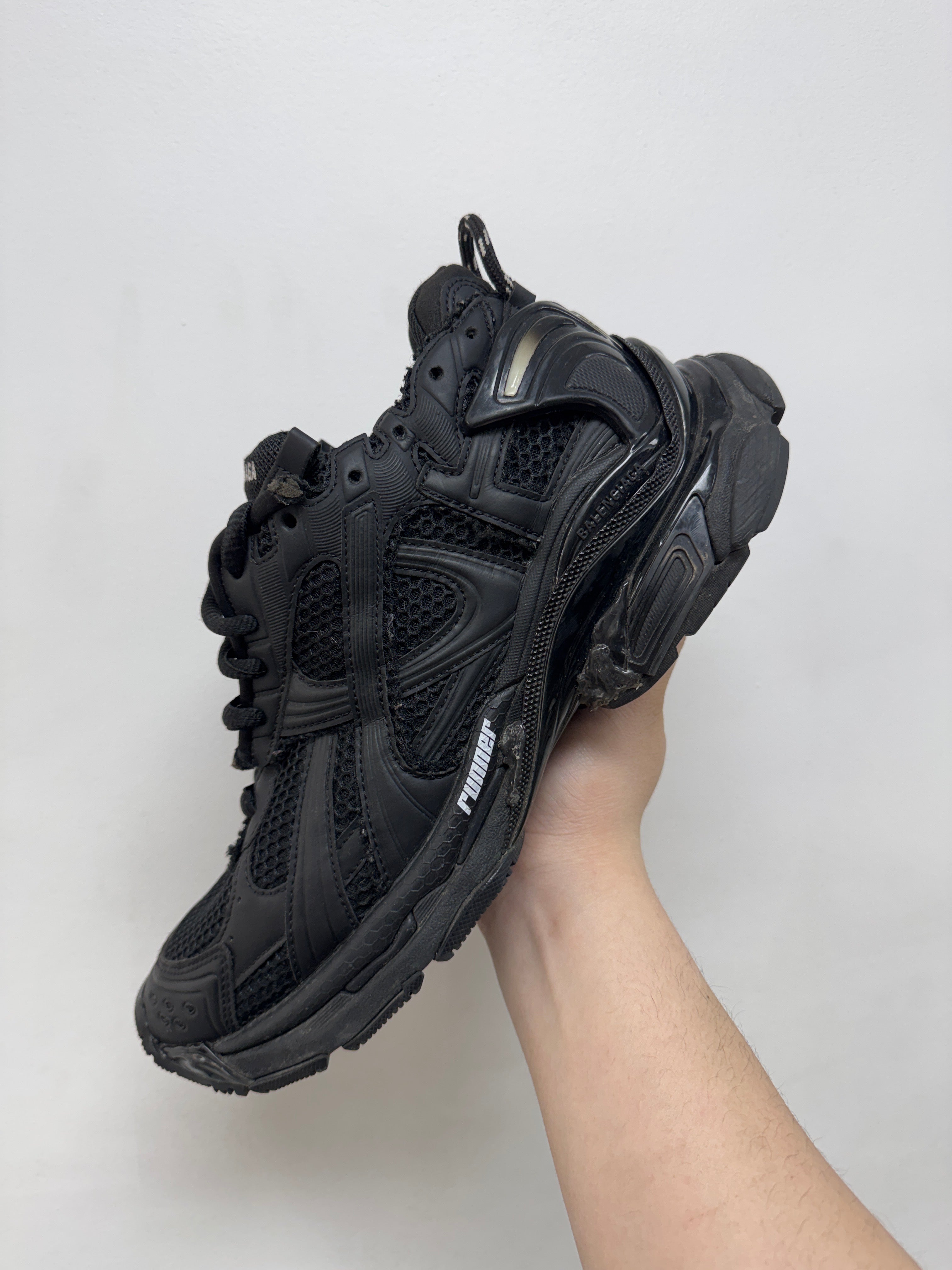 Balenciaga Triple Black Runner Sneakers