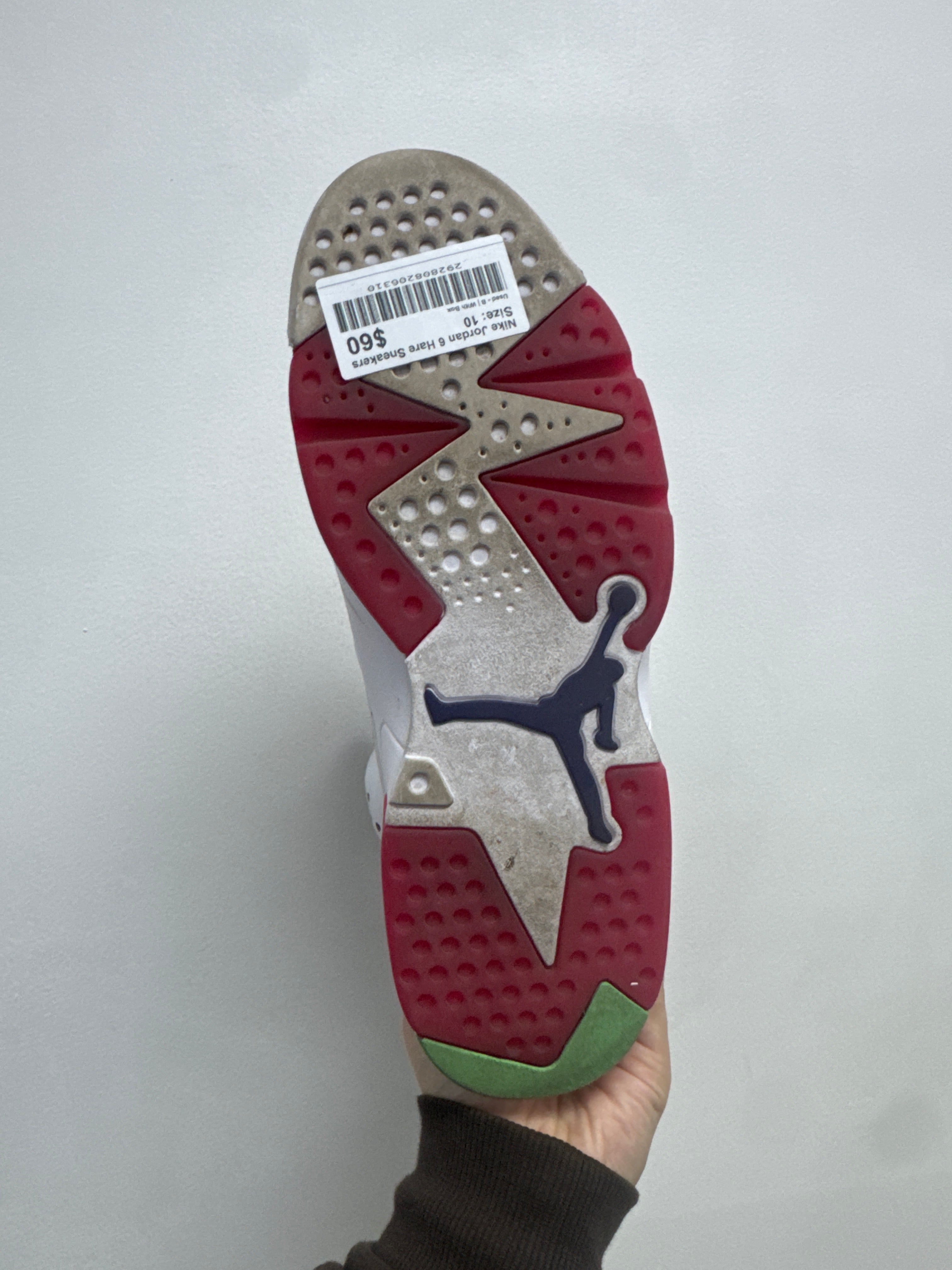 Nike Jordan 6 Hare Sneakers