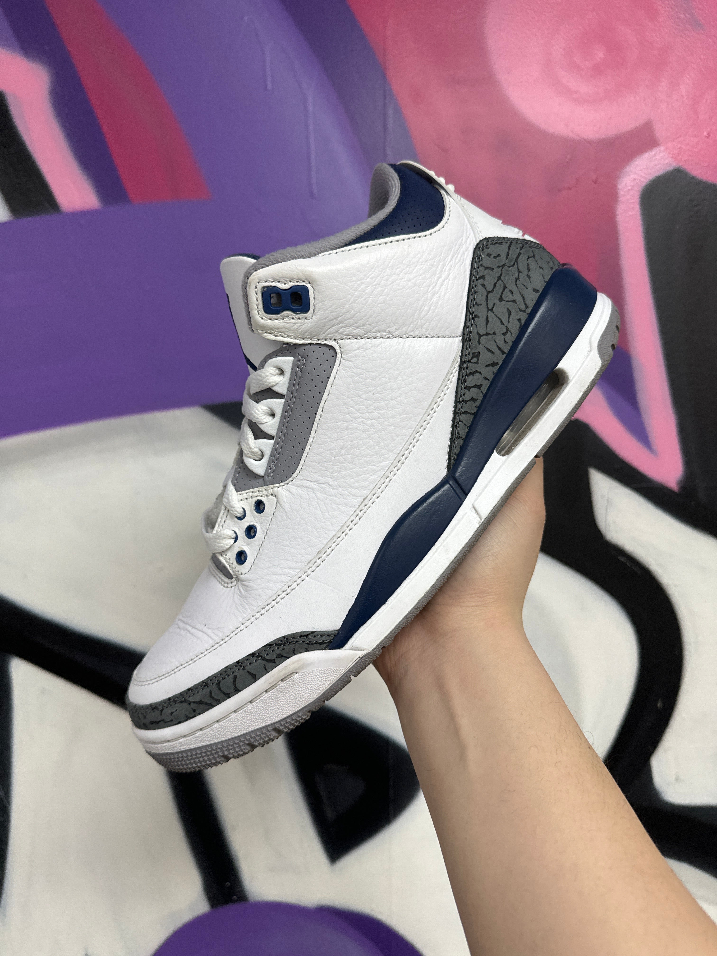 Nike Jordan 3 Midnight Navy Sneakers