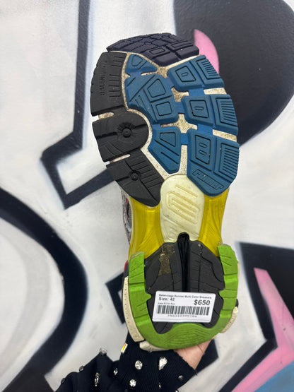 Balenciaga Runner Multi Color Sneakers