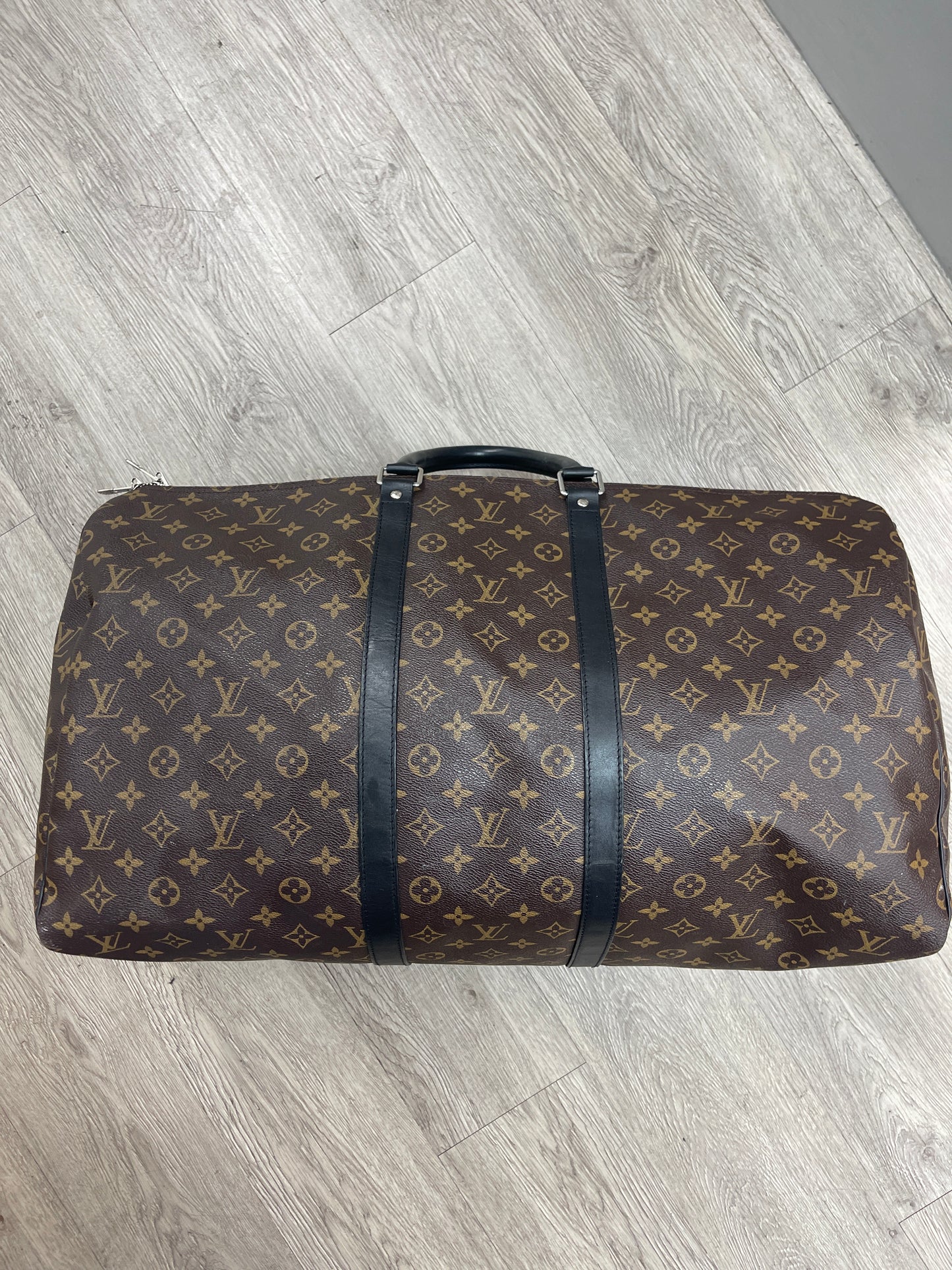 Louis Vuitton Brown Black 55 Keep All Bag