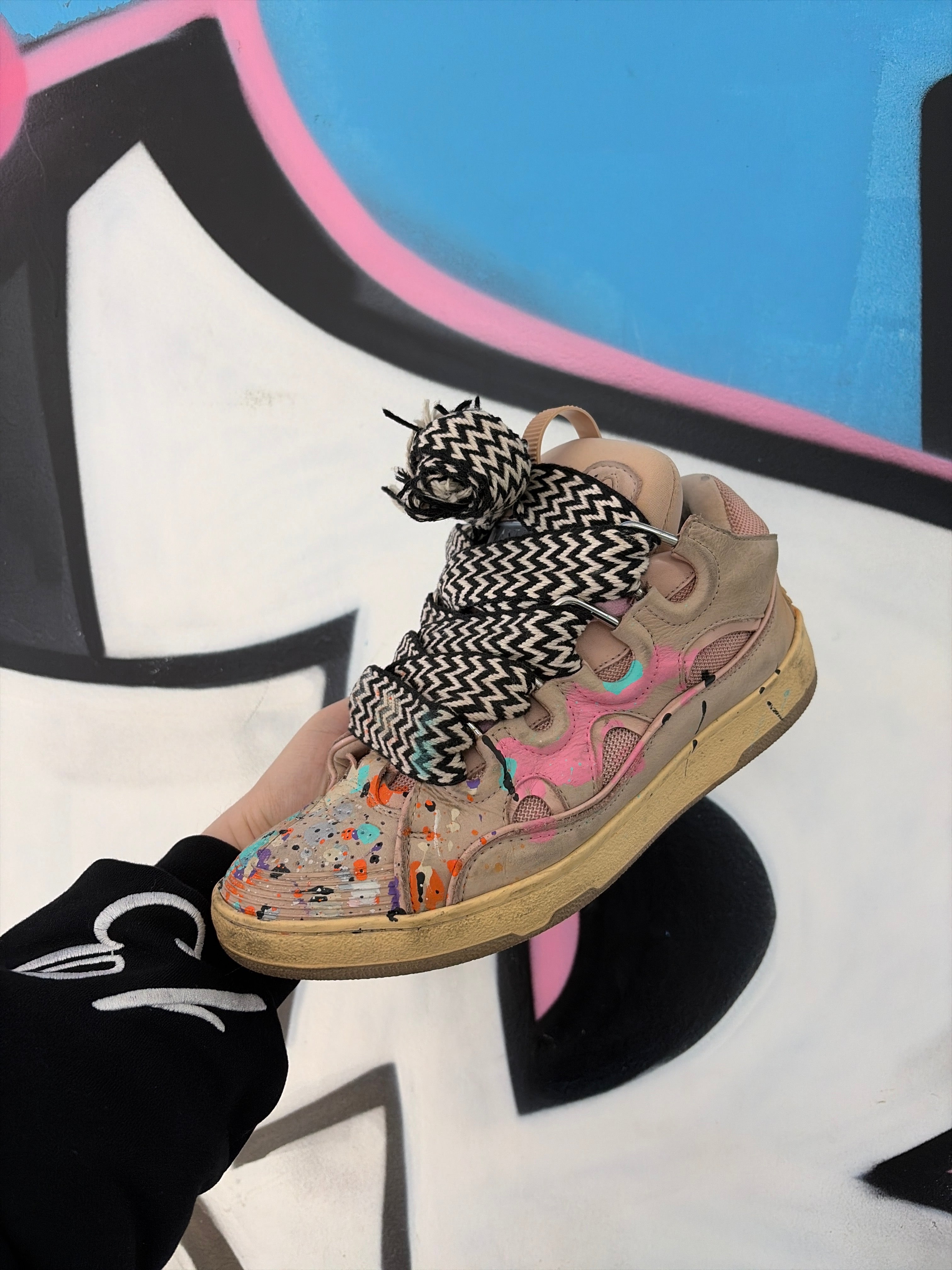 Lanvin x Gallery Dept Curb Pink Sneakers