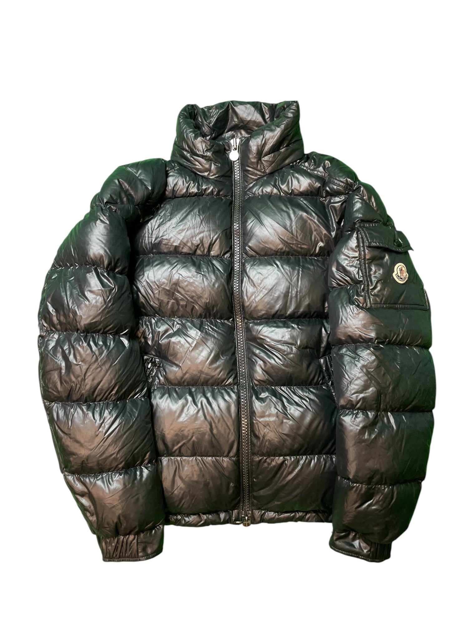 Moncler "Maya" Black Puffer Coat