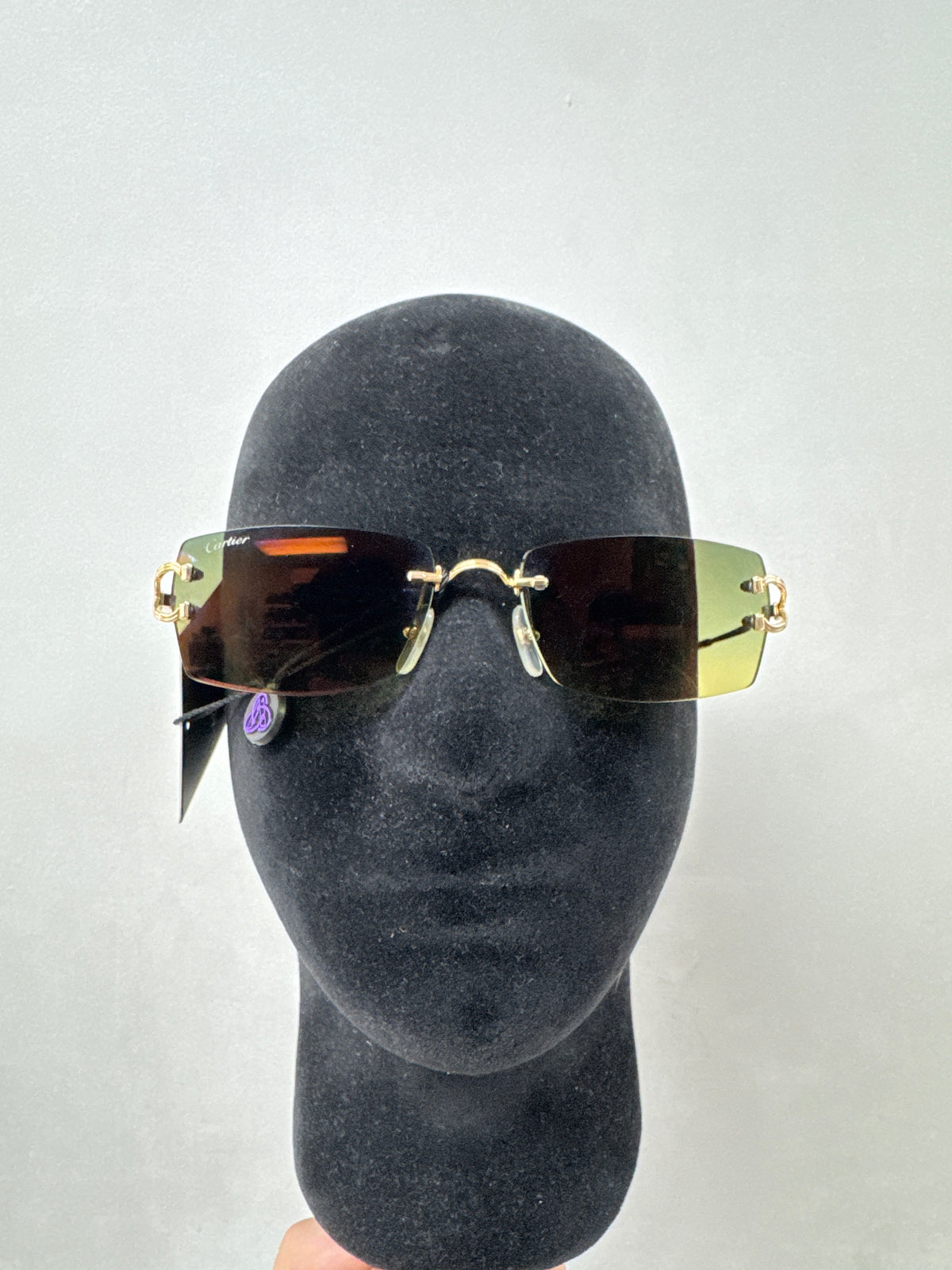 Cartier C-Decor Rectangular Sunglasses