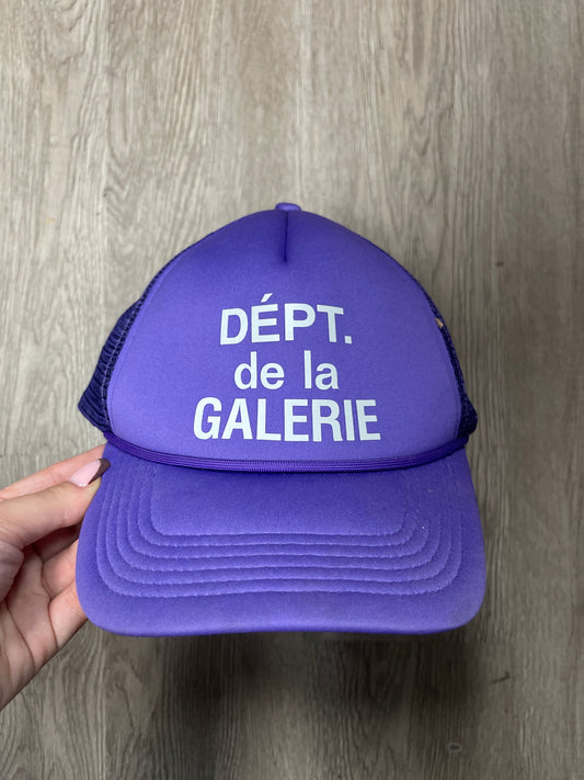 Gallery Dept Purple White Trucker Hat