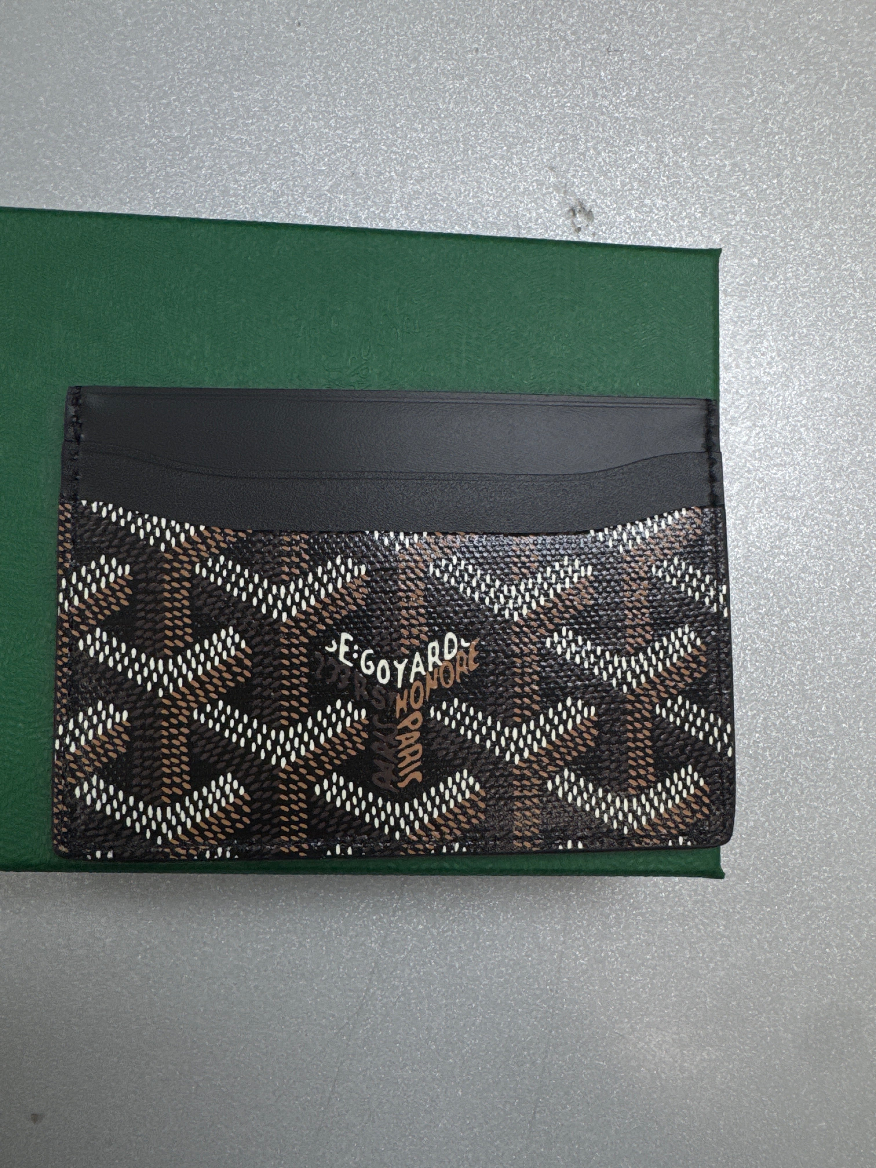Goyard Black Monogram Wallet