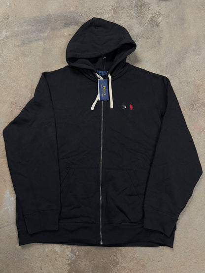 Polo Zip Up Black Red New XXL With Tags