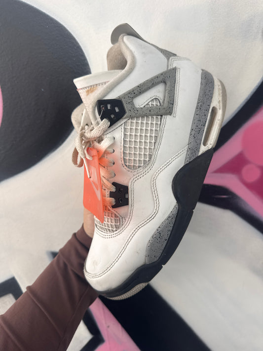 Nike Jordan 4 White Cement Shoe