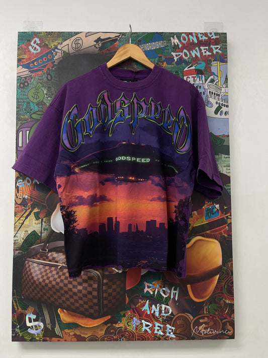 Godspeed U.A.P Tee Purple (S-XL) New