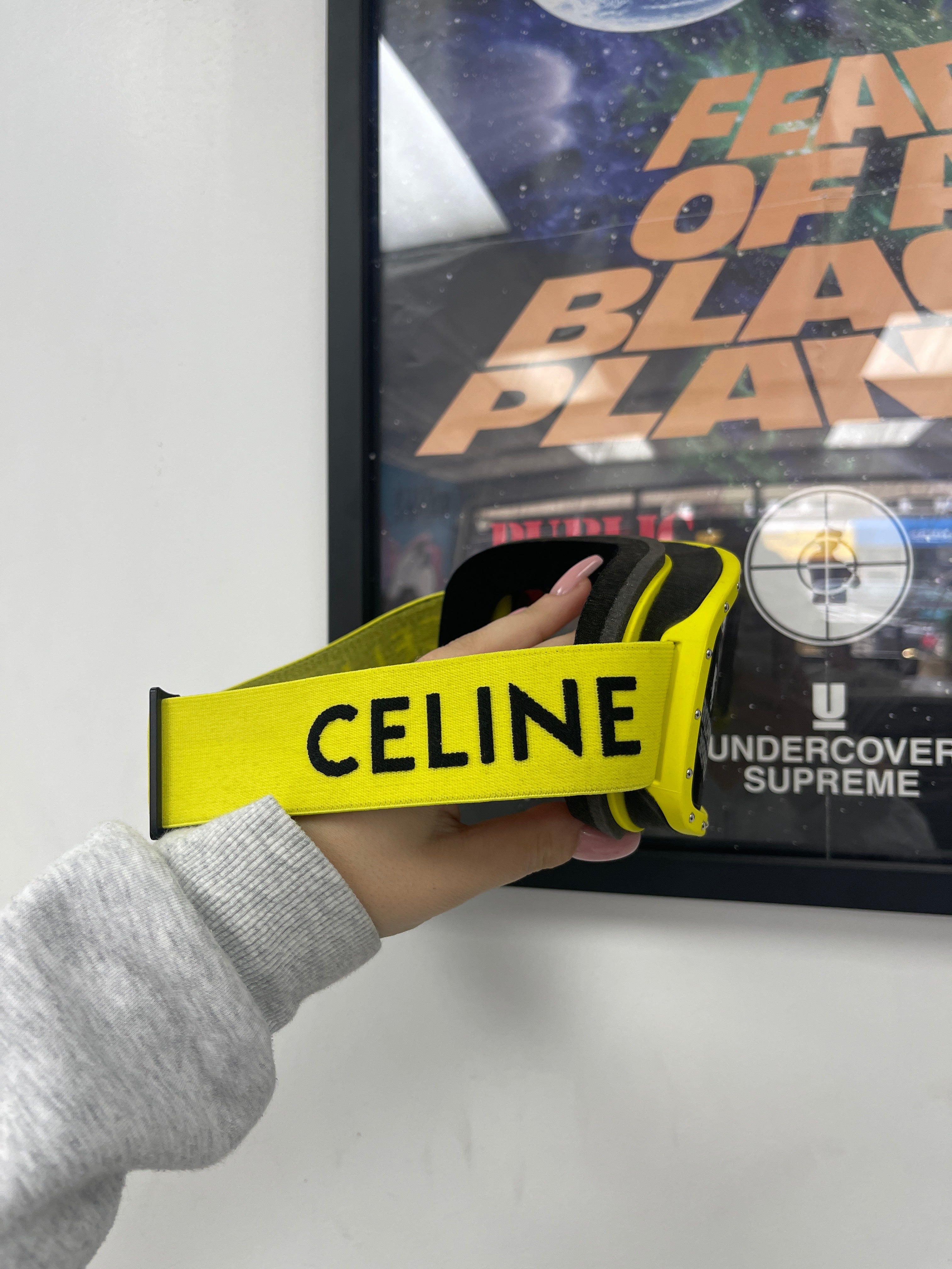 Celine Glasses Yellow New OS With Box