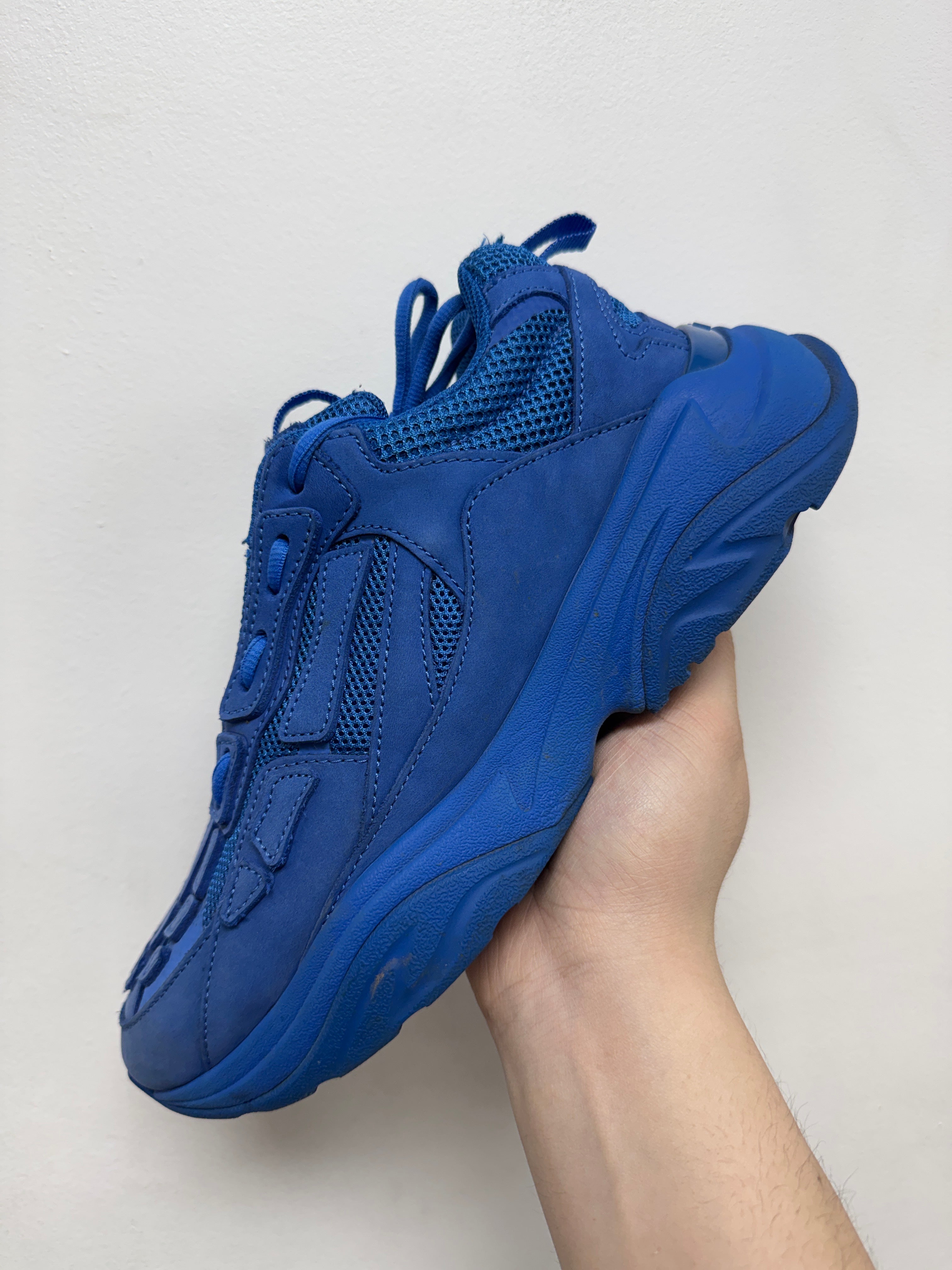 Amiri Royal Blue Bone Runner Sneakers