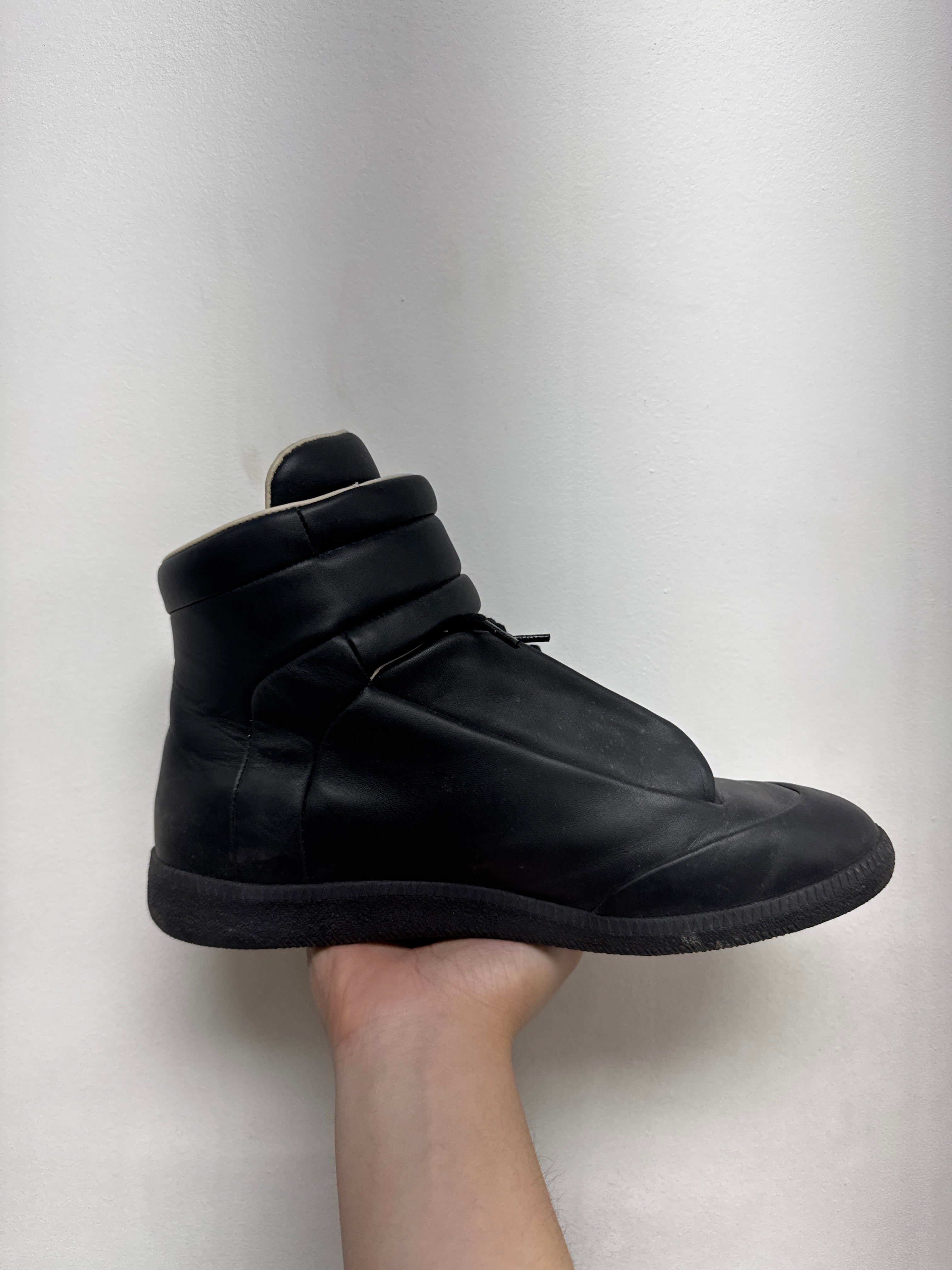 Rick Owens Black Future High Sneakers