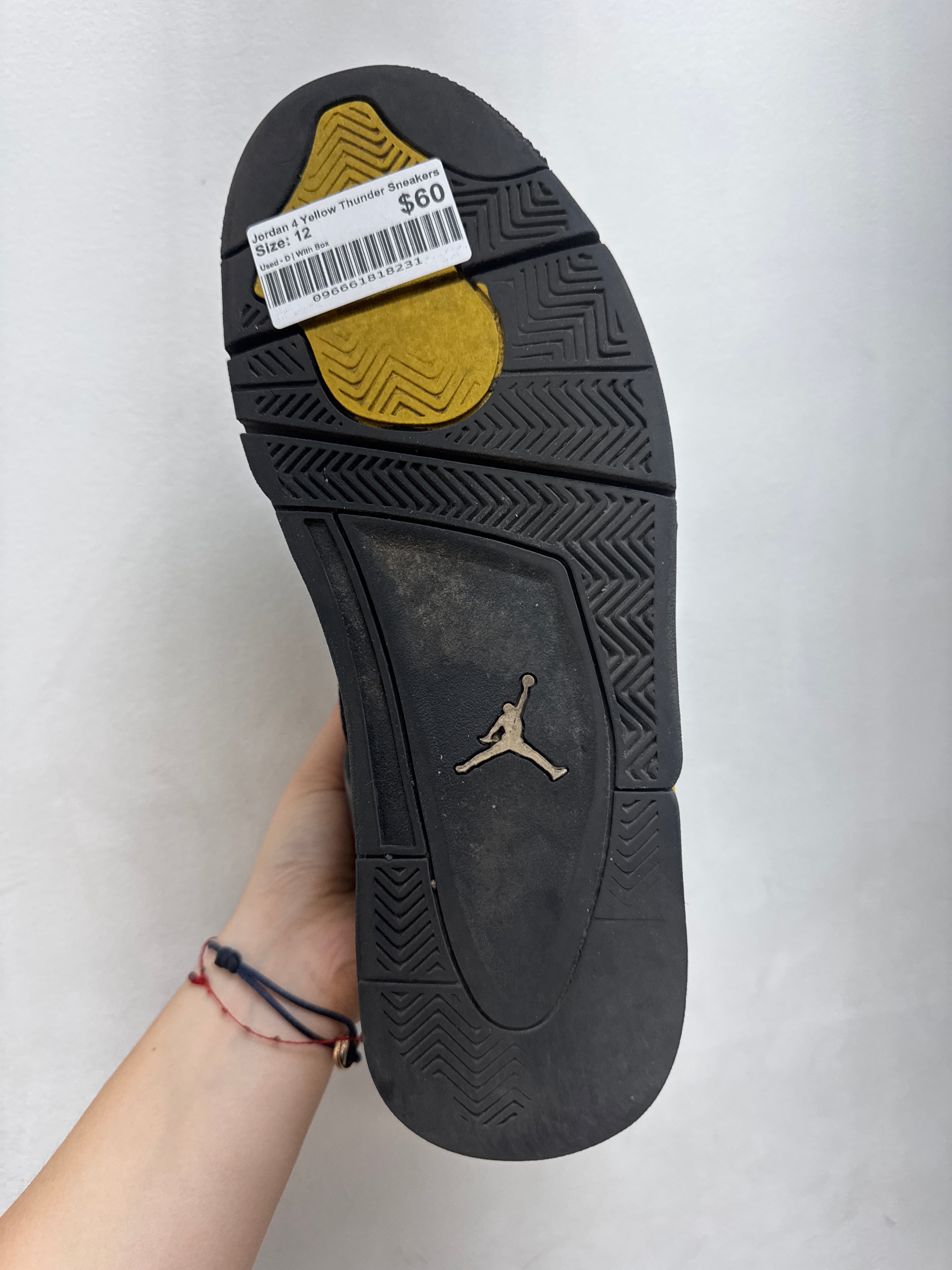Jordan 4 Yellow Thunder Sneakers