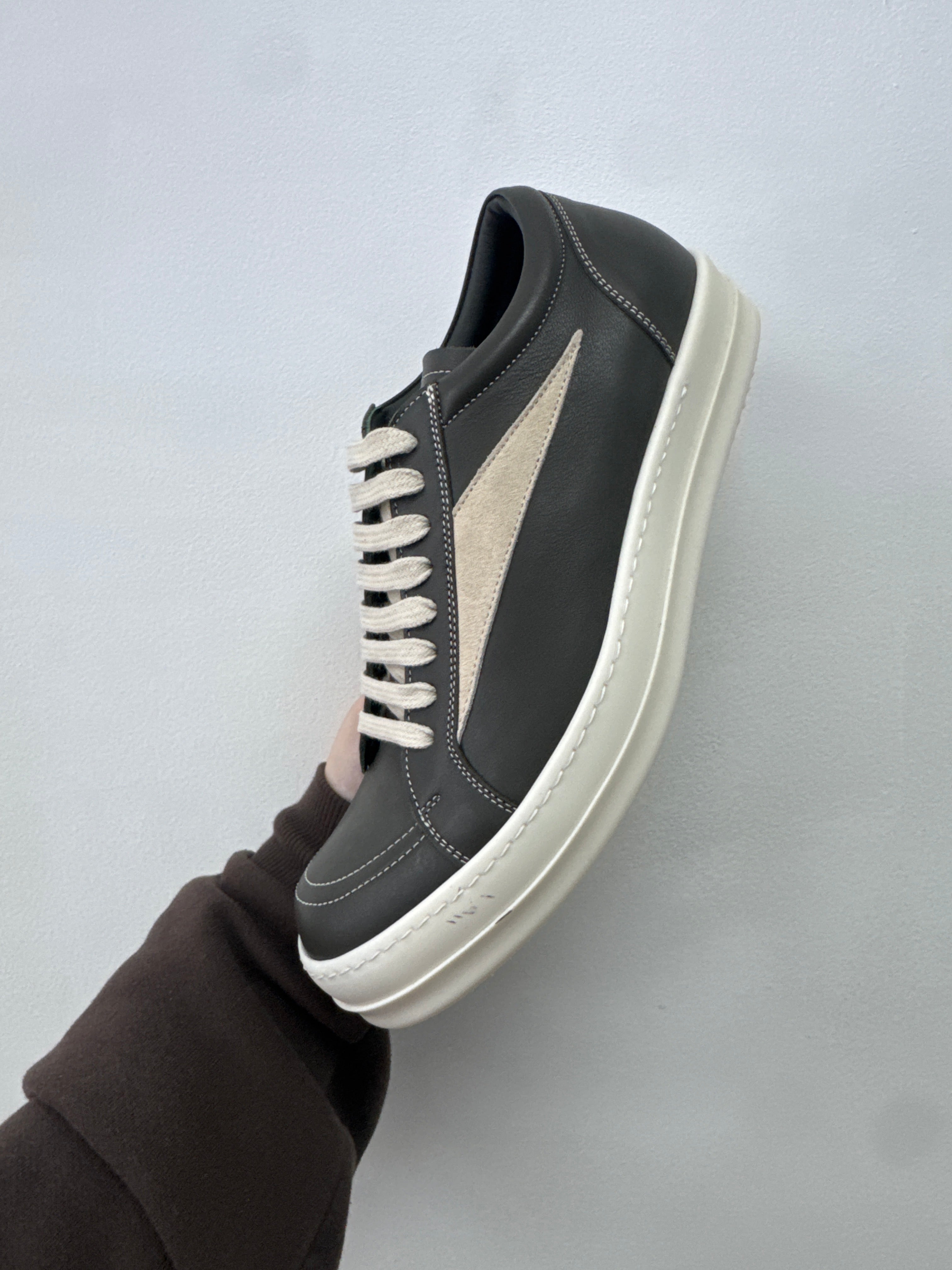 Rick Owens Vintage Bosco Olive Mainline Sneakers
